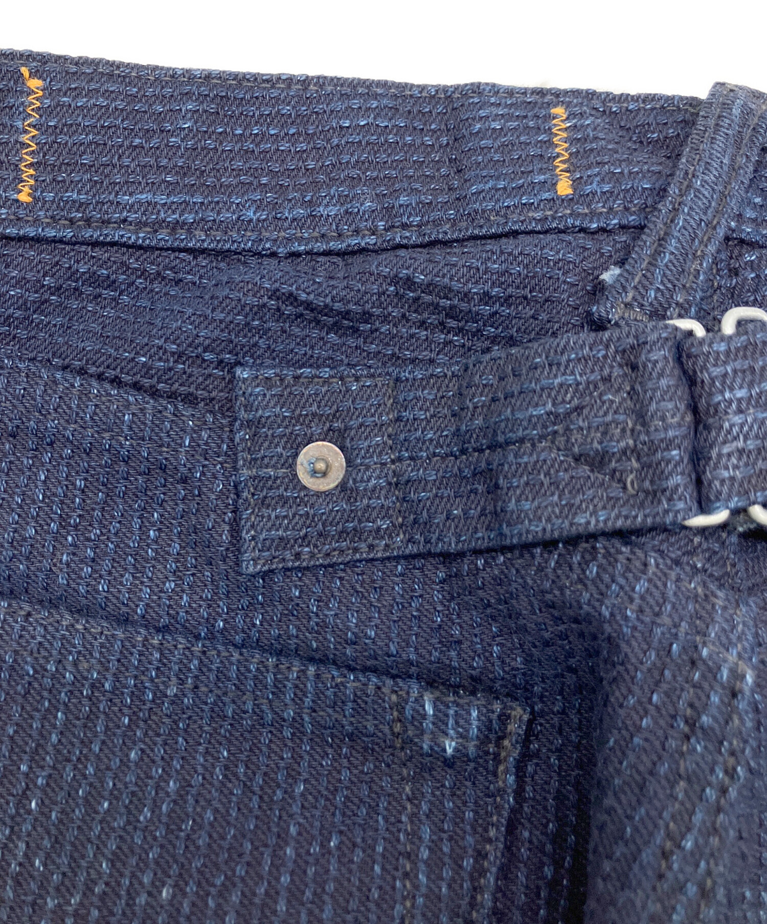 kapital キャピタル スヌード デニム地 BORO 刺し子 BORO and wool