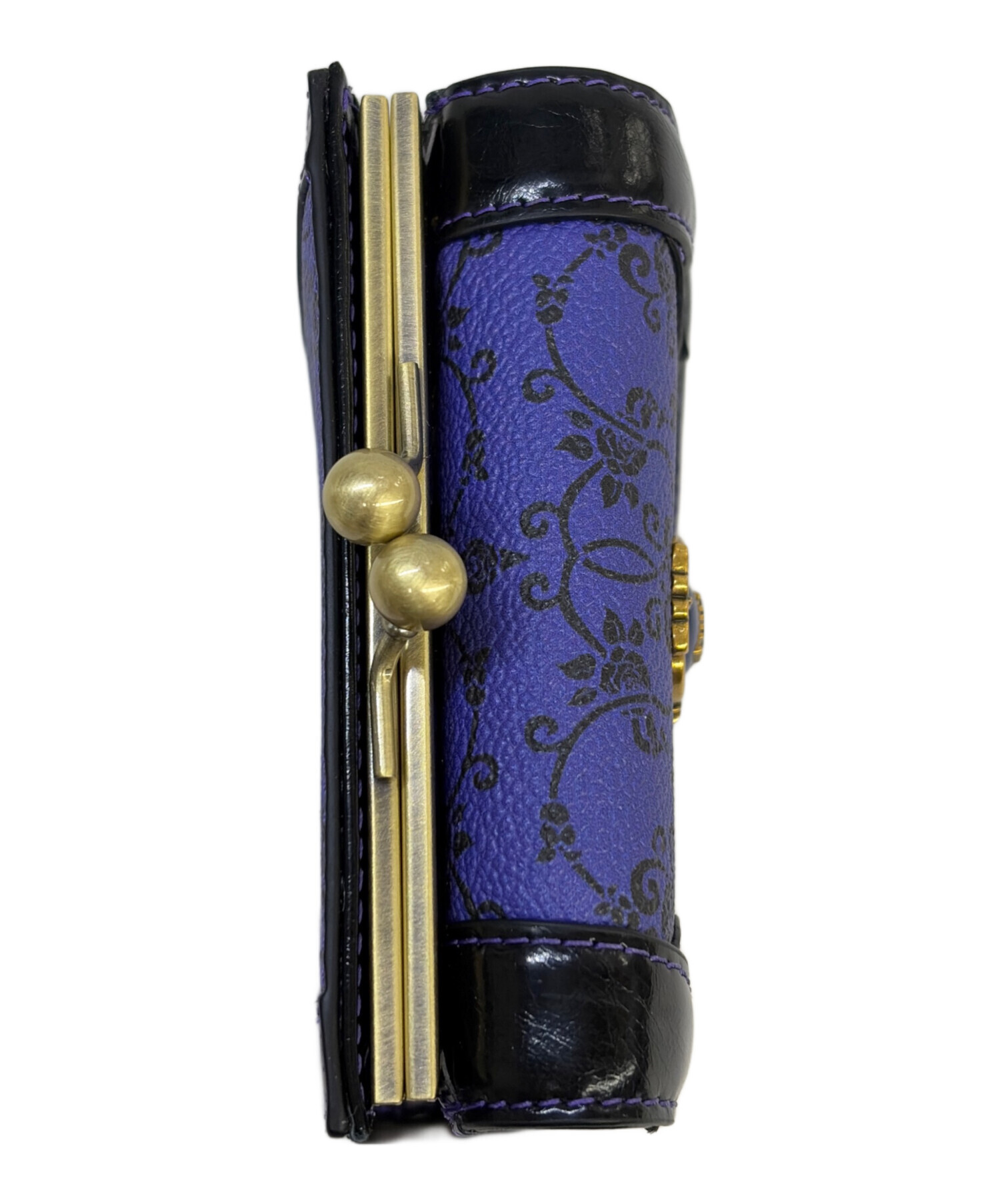 中古・古着通販】ANNA SUI (アナスイ) ダマスク二つ折りがま口財布