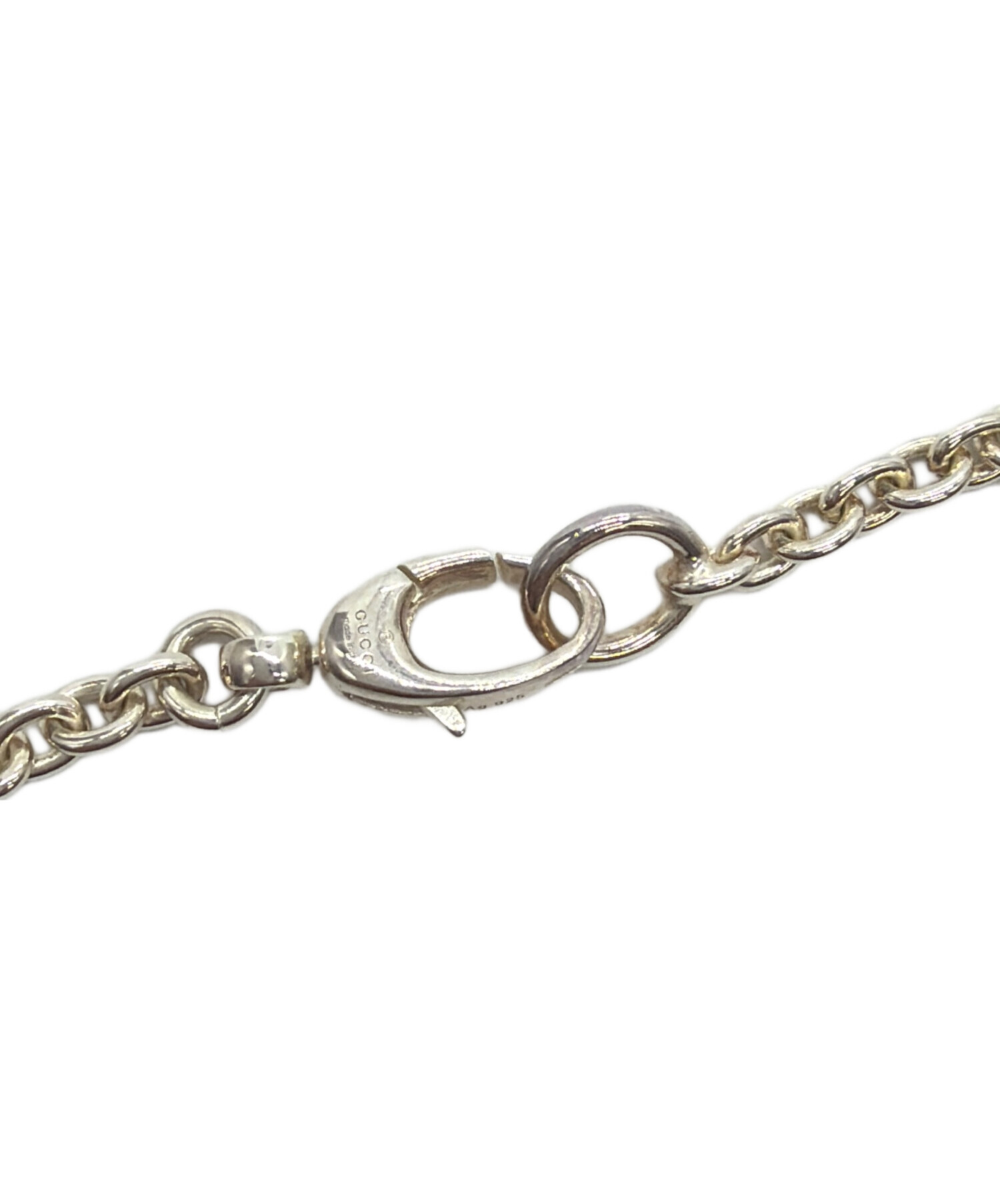 中古・古着通販】GUCCI (グッチ) GGロゴモチーフネックレス｜ブランド