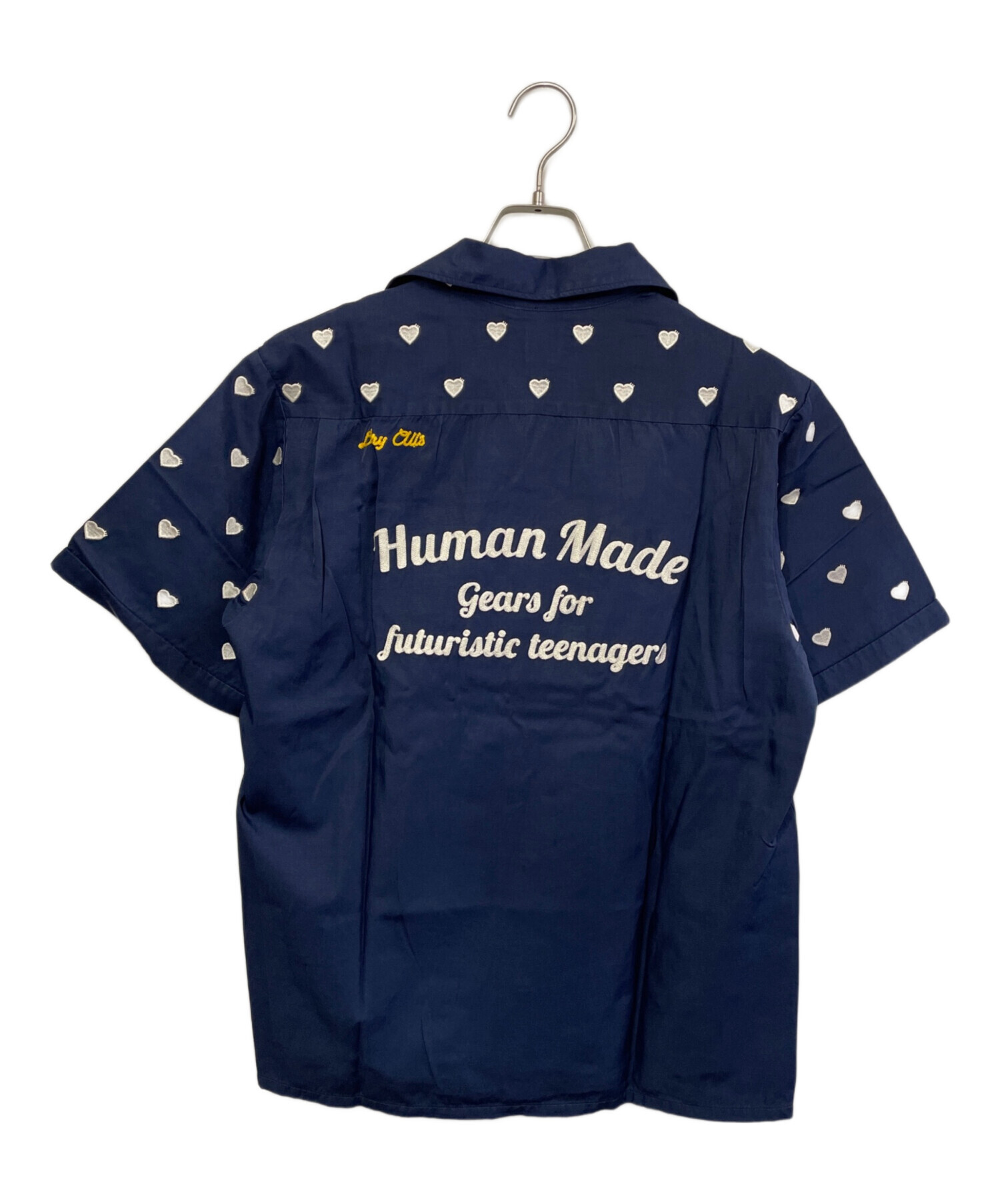 中古・古着通販】HUMAN MADE (ヒューマンメイド) 半袖シャツ ネイビー