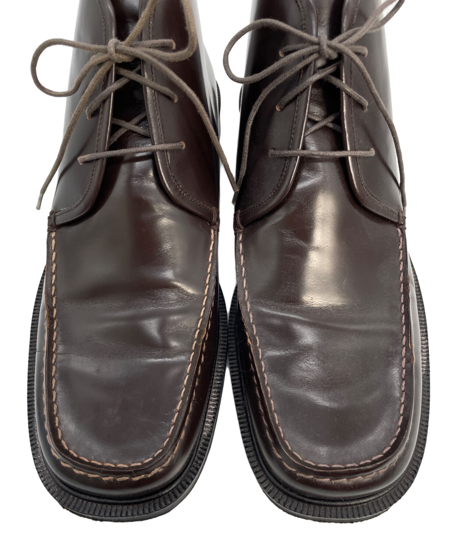 【未使用】Paul Smith ポールスミス チャッカーブーツ ブラウン レザー 中古・古着通販】PAUL SMITH (ポールスミス) チャッカーブーツ