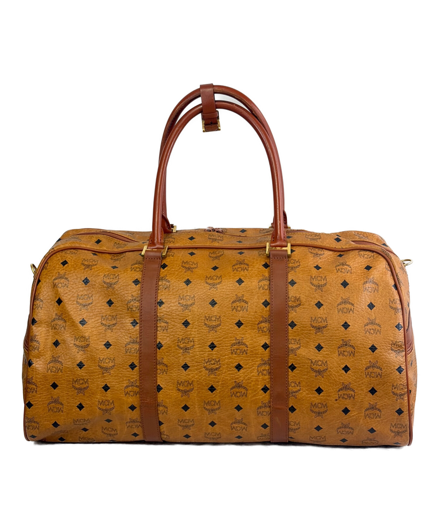 中古・古着通販】MCM (エムシーエム) ボストンバッグ ブラウン