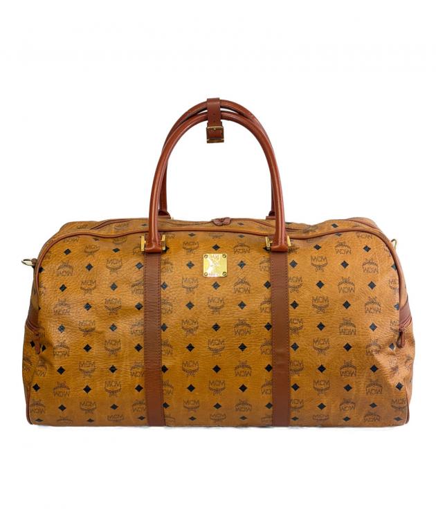 MCM 中古　ボストンバッグ 中古・古着通販】MCM (エムシーエム) ボストンバッグ ブラウン