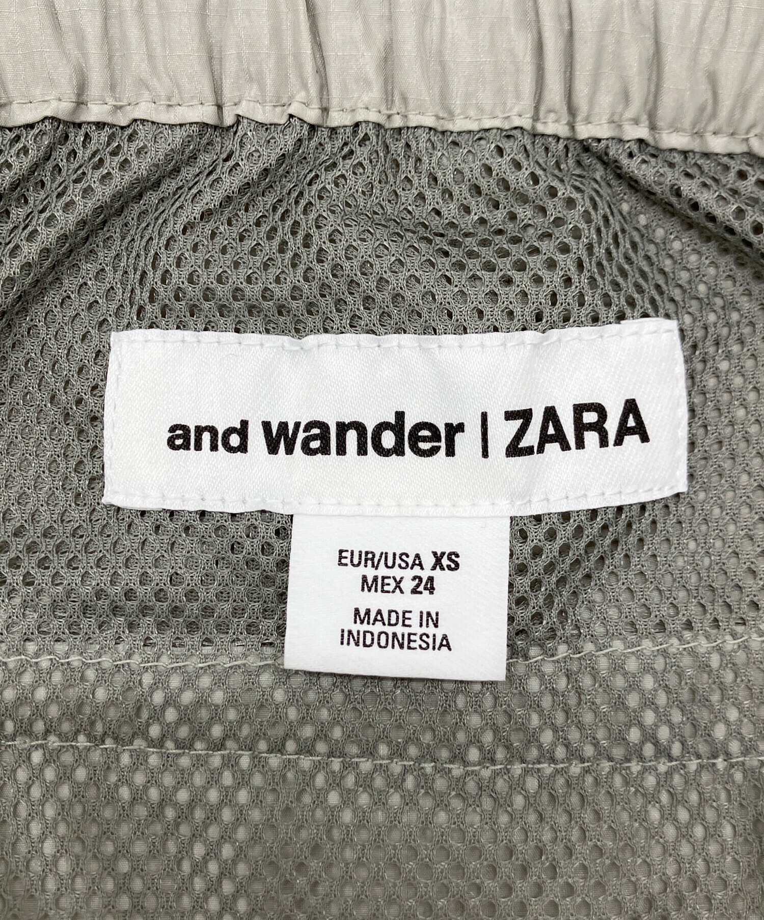 中古・古着通販】and wander (アンドワンダー) ZARA (ザラ) ナイロン
