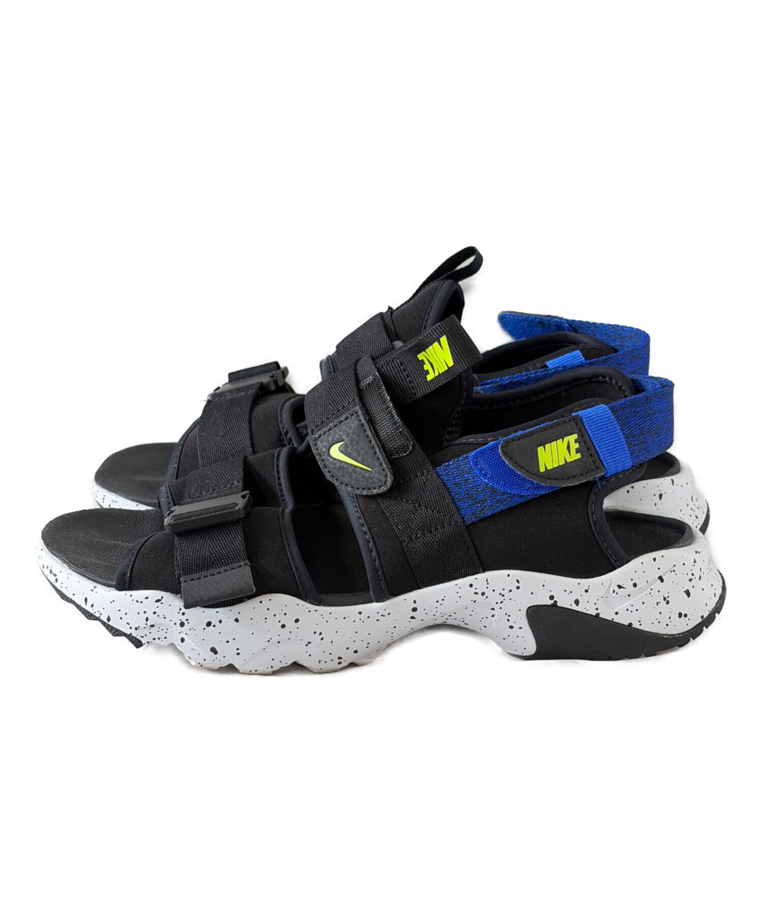 中古・古着通販】NIKE (ナイキ) サンダル ブラック×ネイビー サイズ