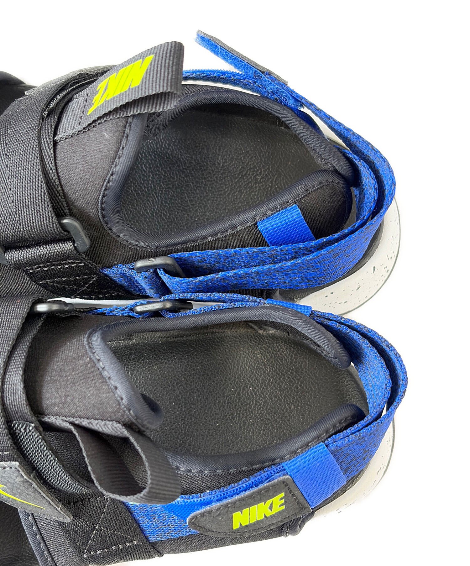 中古・古着通販】NIKE (ナイキ) サンダル ブラック×ネイビー サイズ