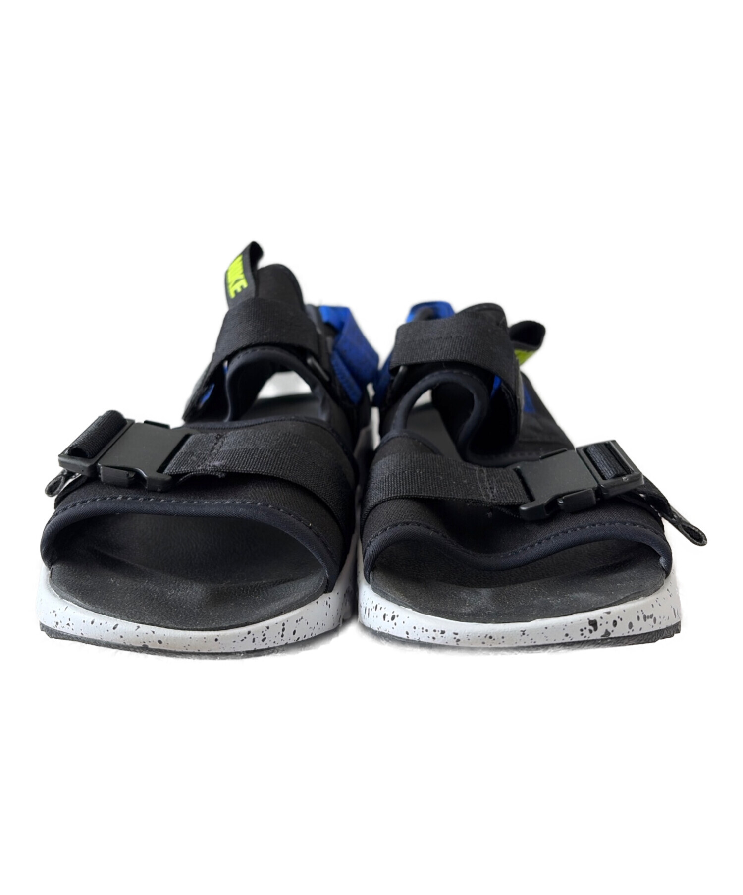 Nike サンダル 27cm ティール 中古・古着通販】NIKE (ナイキ) サンダル ブラック×ネイビー サイズ