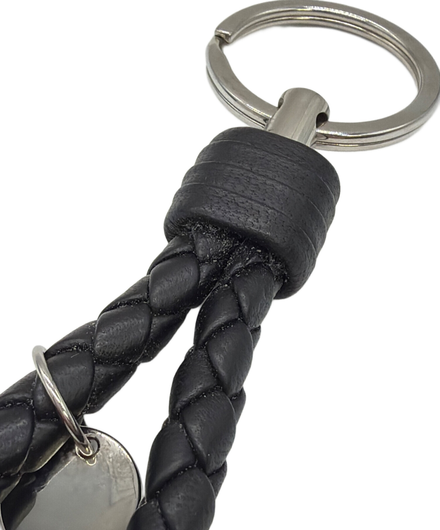 中古・古着通販】BOTTEGA VENETA (ボッテガベネタ) レザーキーリング