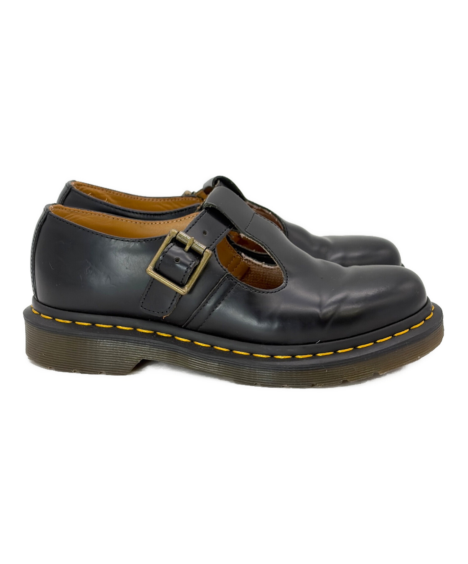 ドクターマーチン　POLLEY 24㎝ 中古・古着通販】Dr.Martens (ドクターマーチン) POLLEY ブラック