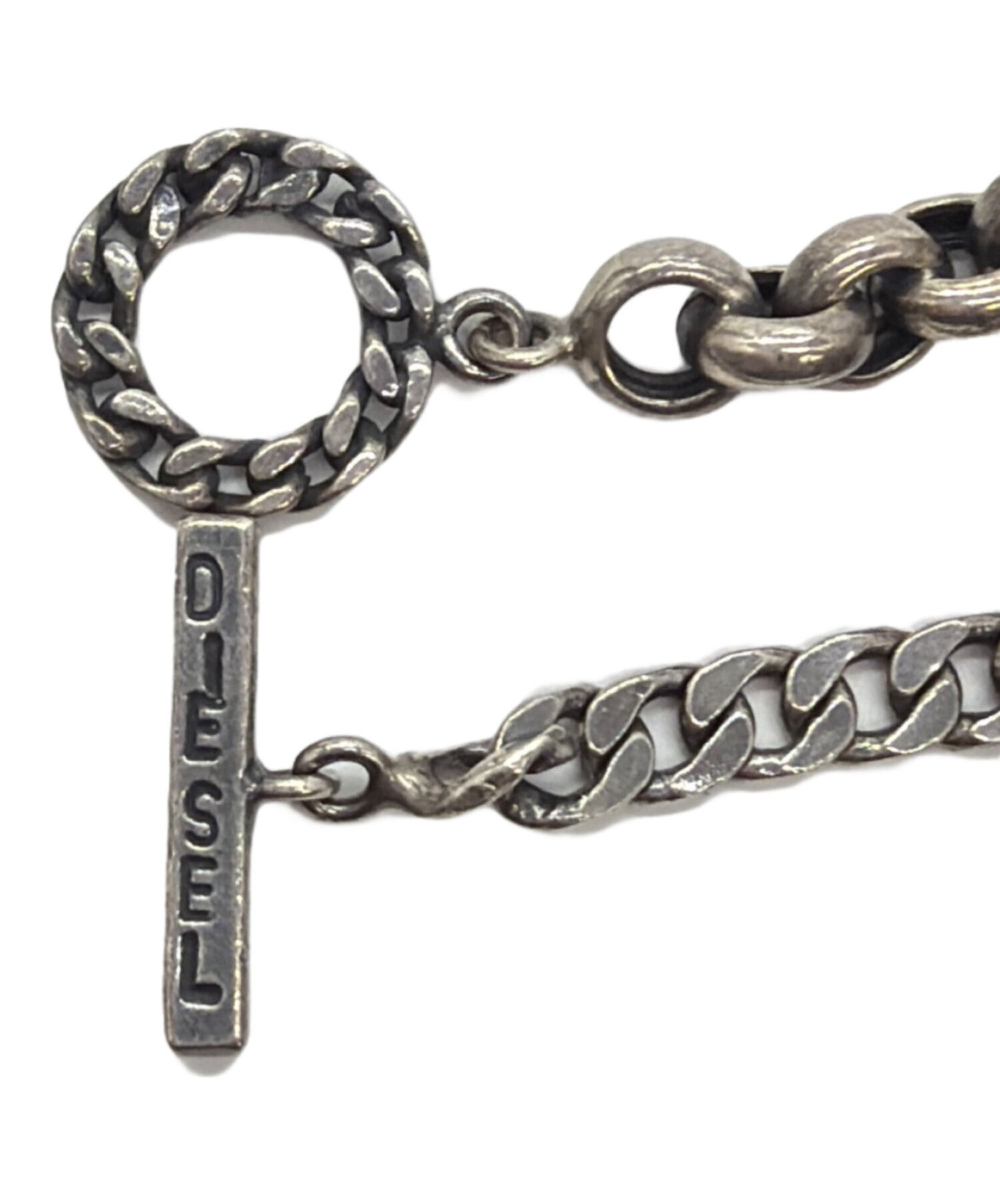 【未使用タグ付き】ディーゼル　ブレスレット 中古・古着通販】DIESEL (ディーゼル) ブレスレット ブラック