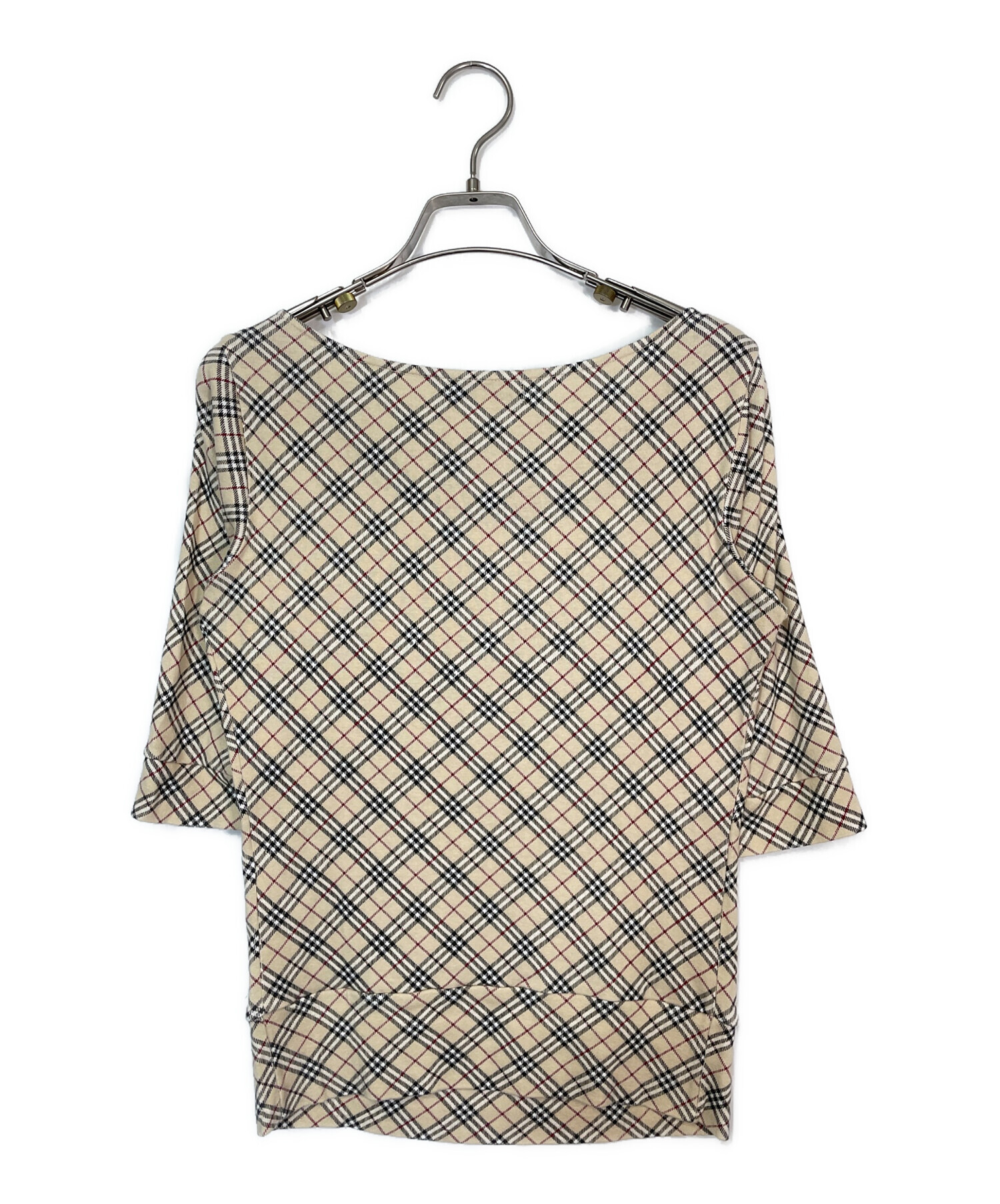 美品 バーバリーブルーレーベル ノバチェック ケープ38 中古・古着通販】BURBERRY BLUE LABEL (バーバリー ブルー レーベル