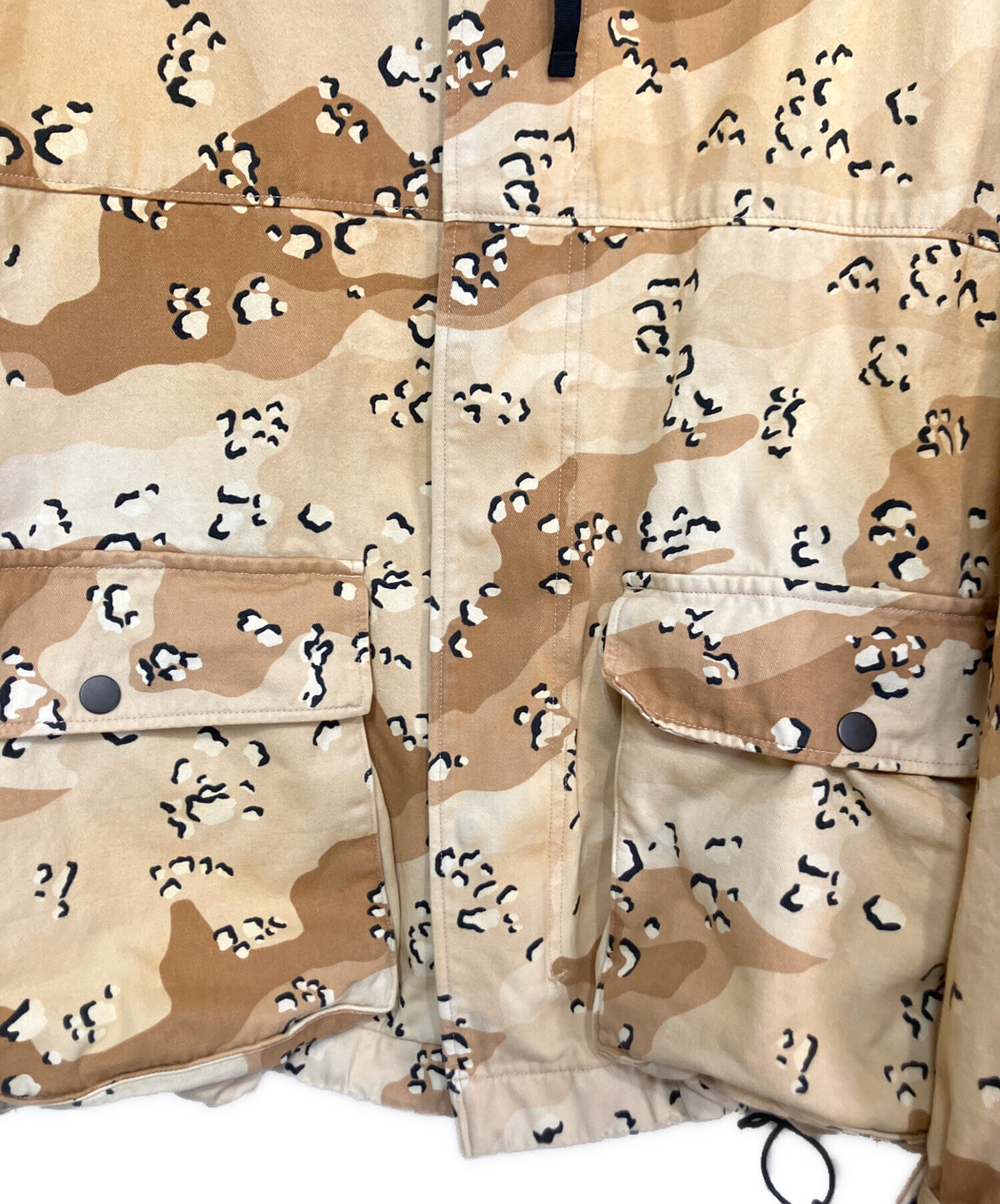 中古・古着通販】ANCELLM (アンセルム) CAMO ZIP UP HOODIE/カモ 