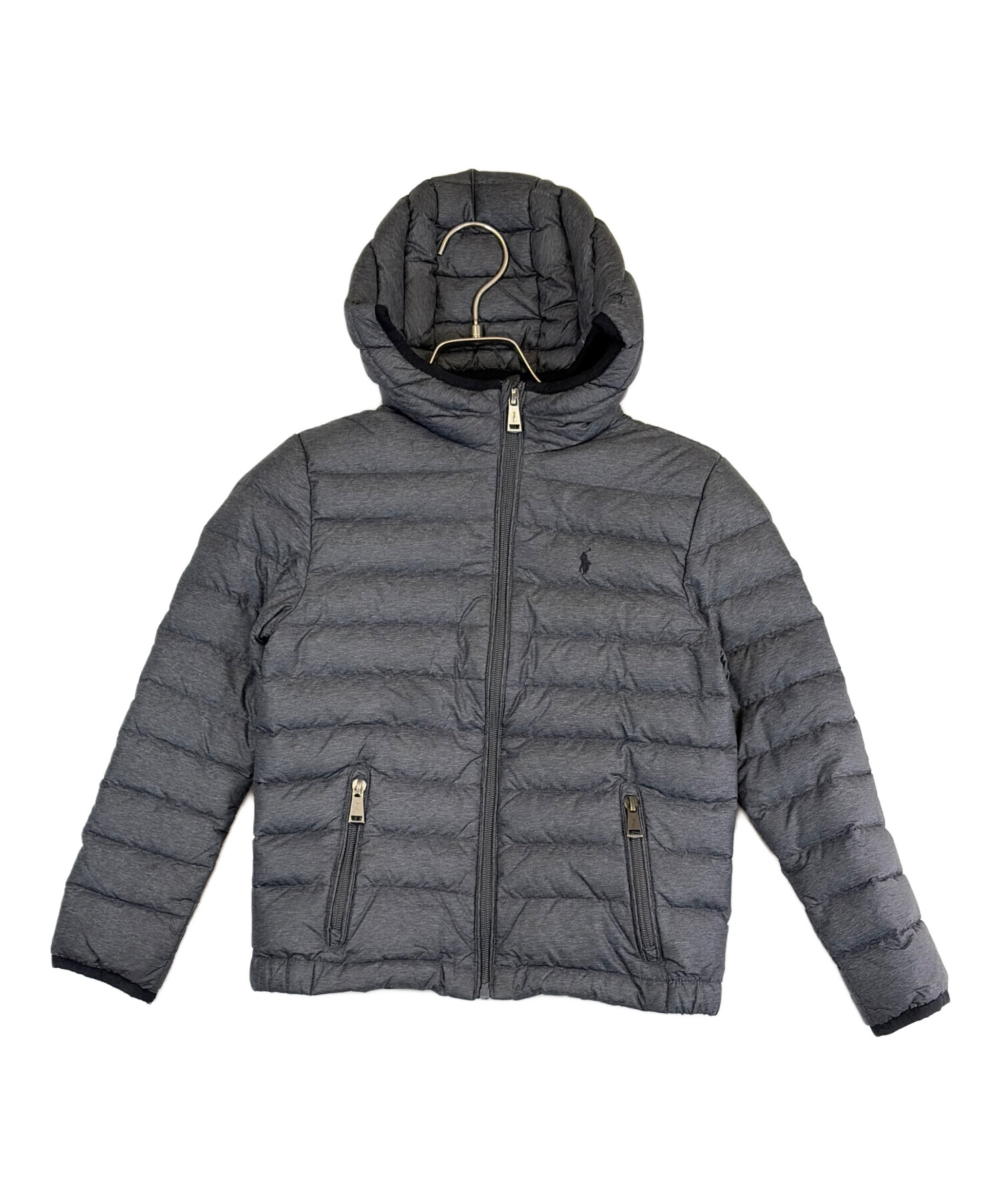 【タグ有】Polo Ralph Lauren ダウンジャケット グレー ブラック 中古・古着通販】POLO RALPH LAUREN (ポロ・ラルフローレン) ダウン