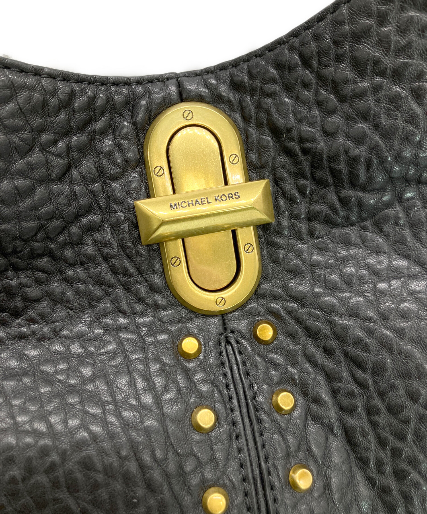 中古・古着通販】MICHAEL KORS (マイケルコース) 2WAYバッグ ブラック 