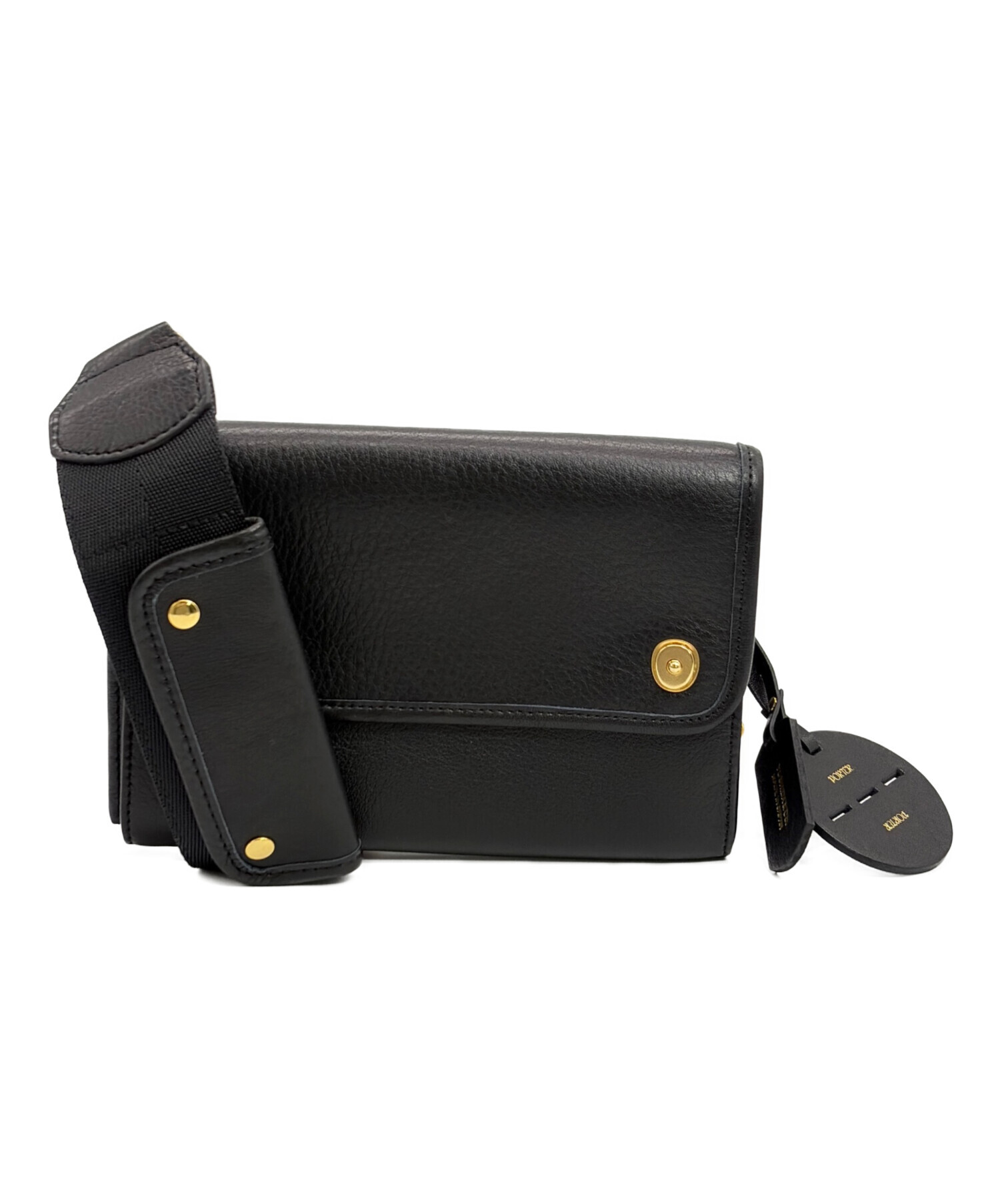 【美品】PORTER GIRL MINIATURE BLACK 2way bag 中古・古着通販】PORTER (ポーター) PORTER GIRL MINIATURE／ﾎﾟｰﾀｰｶﾞｰﾙ