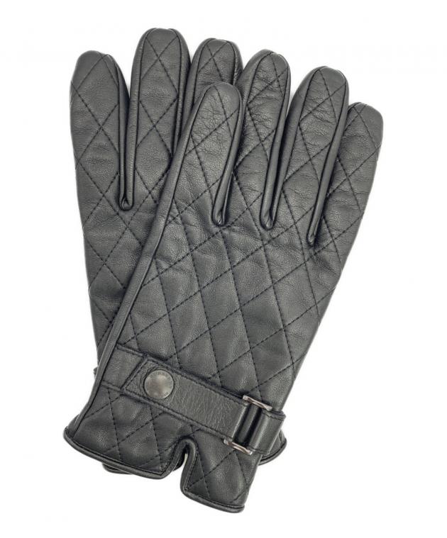 ￼￼￼BURBERRY BLACK ￼￼LABEL ラムレザー手袋 ２５センチ 中古・古着通販】BURBERRY BLACK LABEL (バーバリーブラックレーベル