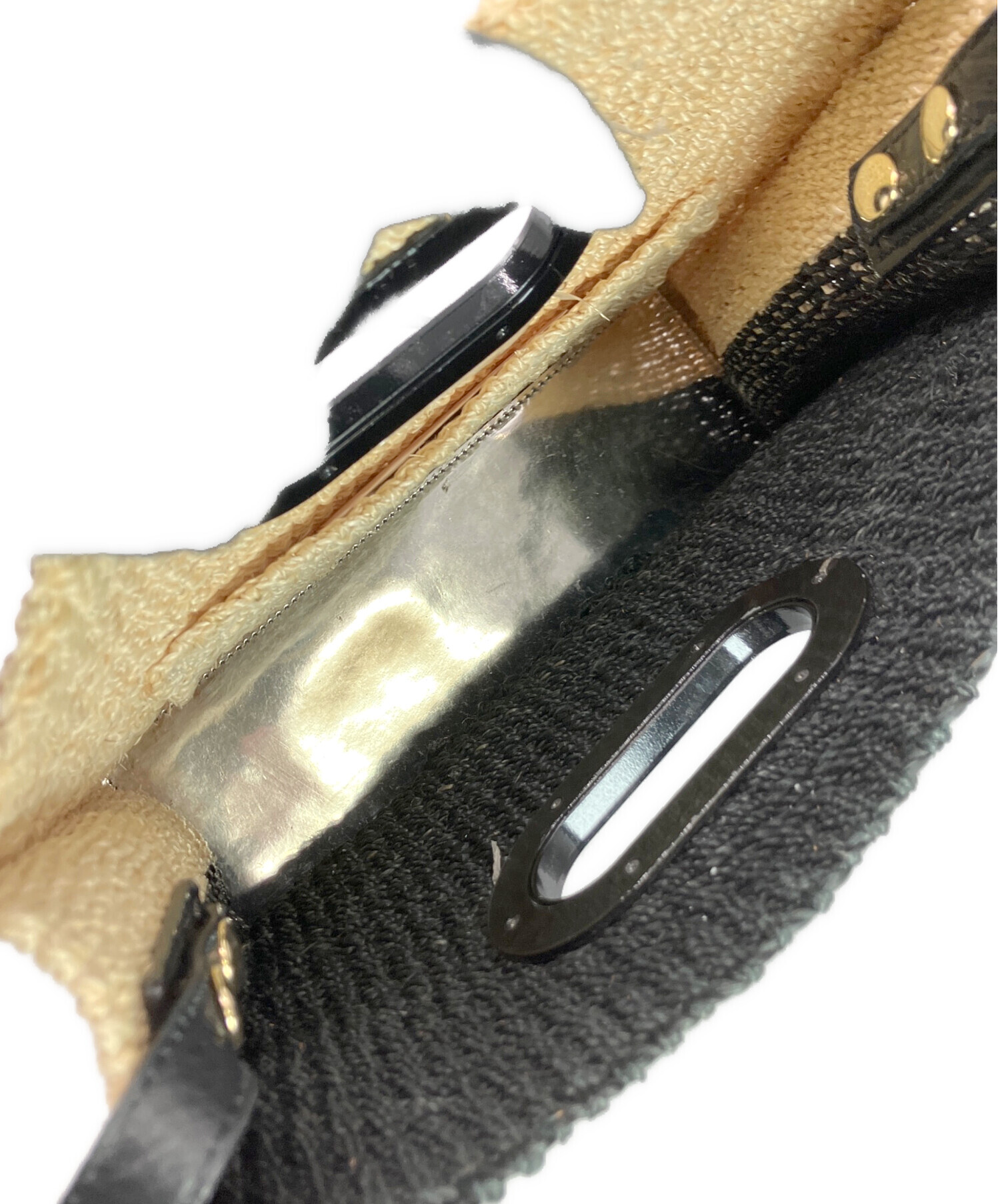 sacai サカイ ショルダーバッグ  ベージュ 【古着】【中古】【送料無料】 中古・古着通販】sacai (サカイ) ショルダーバッグ ベージュ×ブラック