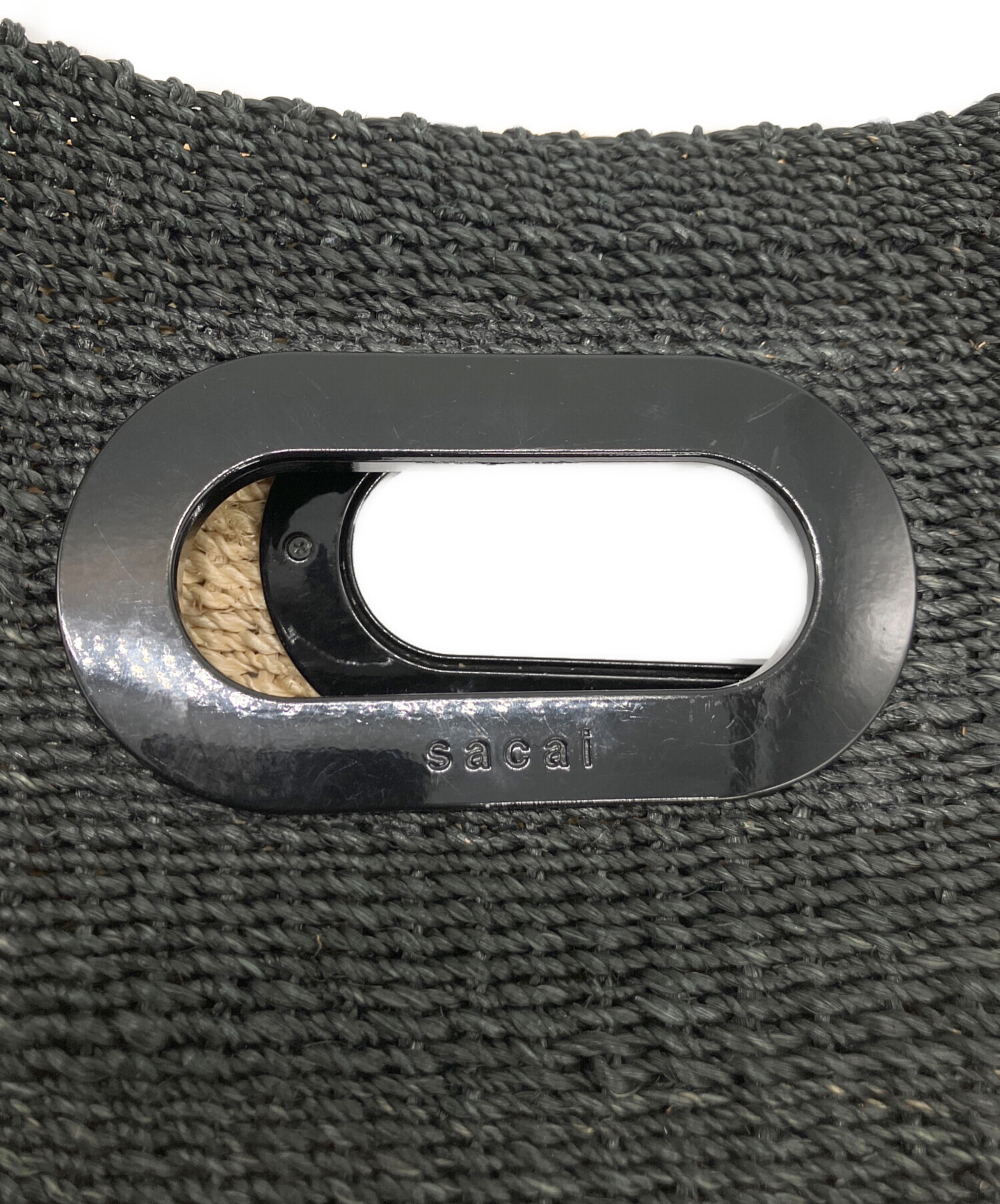 中古・古着通販】sacai (サカイ) ショルダーバッグ ベージュ×ブラック