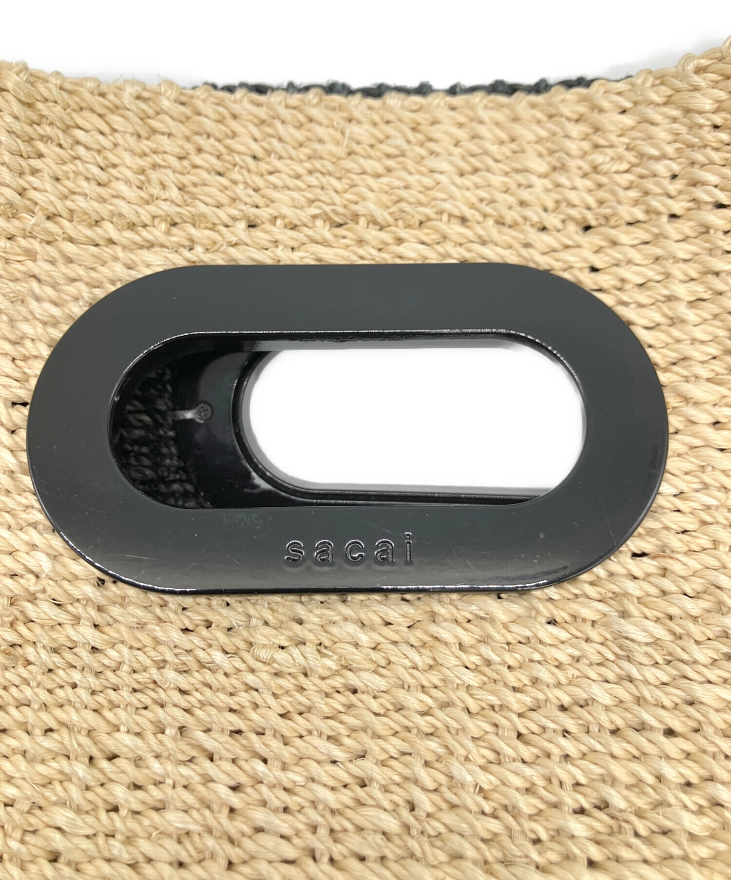 中古・古着通販】sacai (サカイ) ショルダーバッグ ベージュ×ブラック