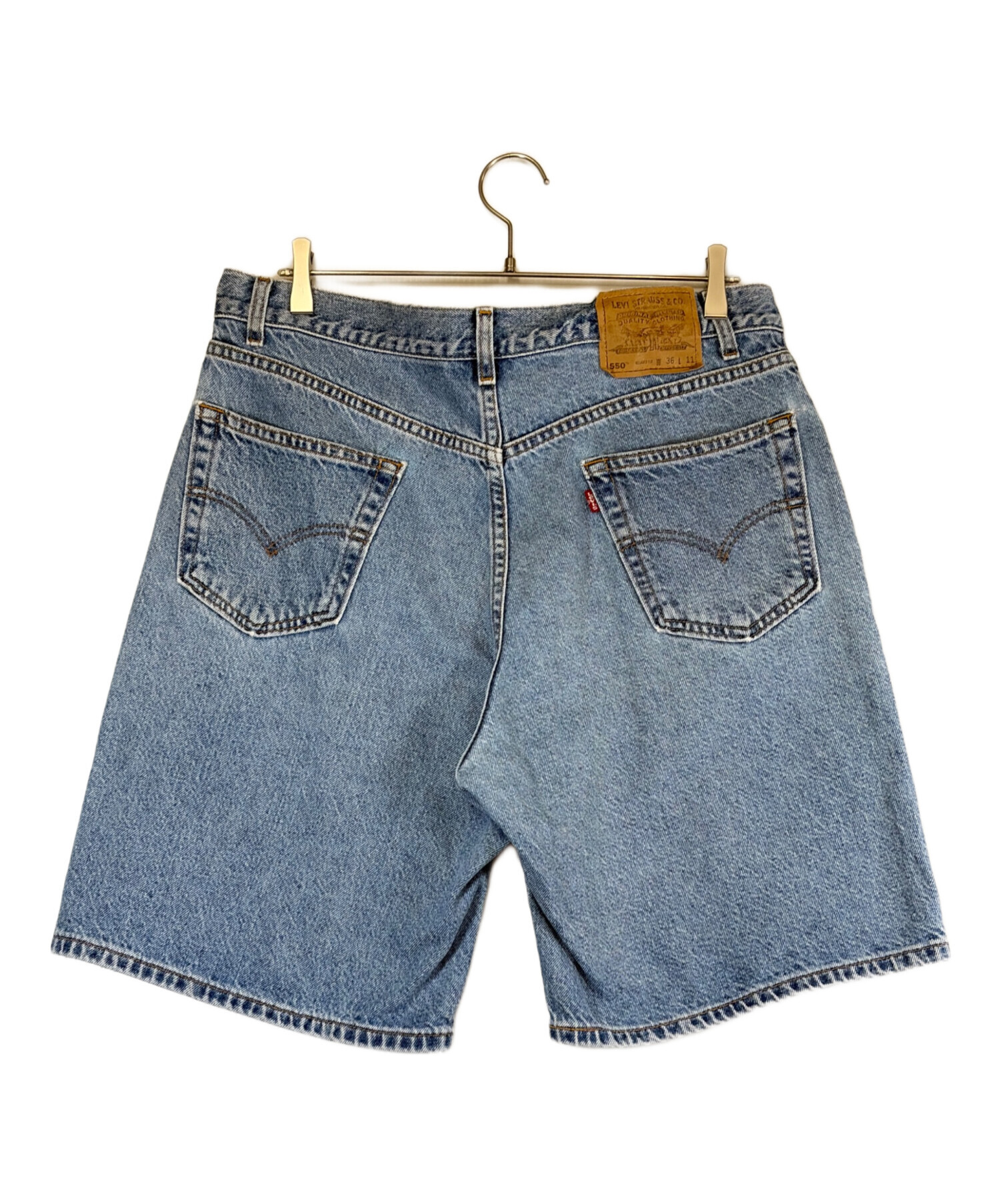 中古・古着通販】LEVI'S (リーバイス) 550デニムハーフパンツ スカイ