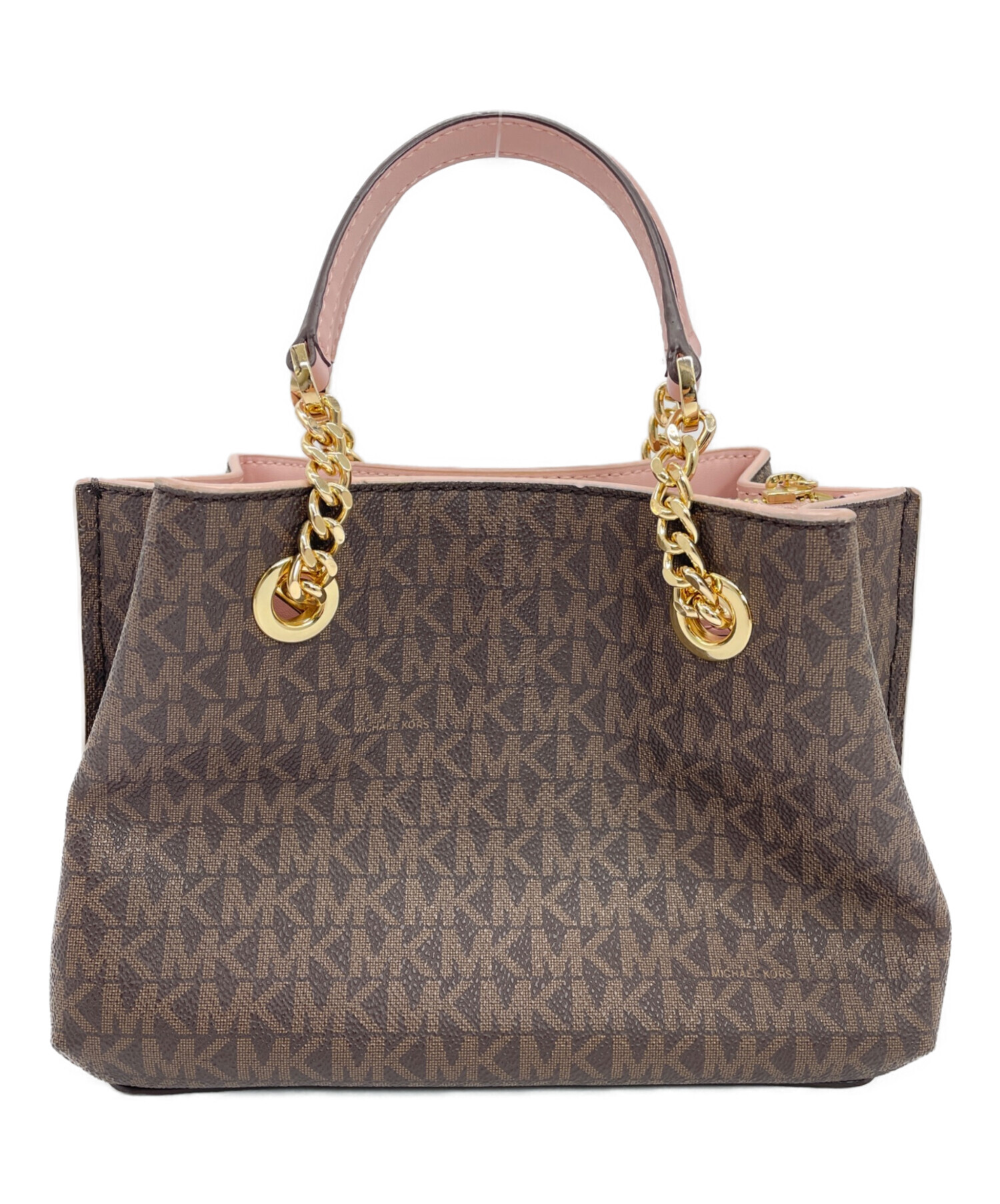 マイケルコース2wayバック ブラウン(※値下げ依頼個別相談中※) 中古・古着通販】MICHAEL KORS (マイケルコース) 2WAYバッグ ブラウン