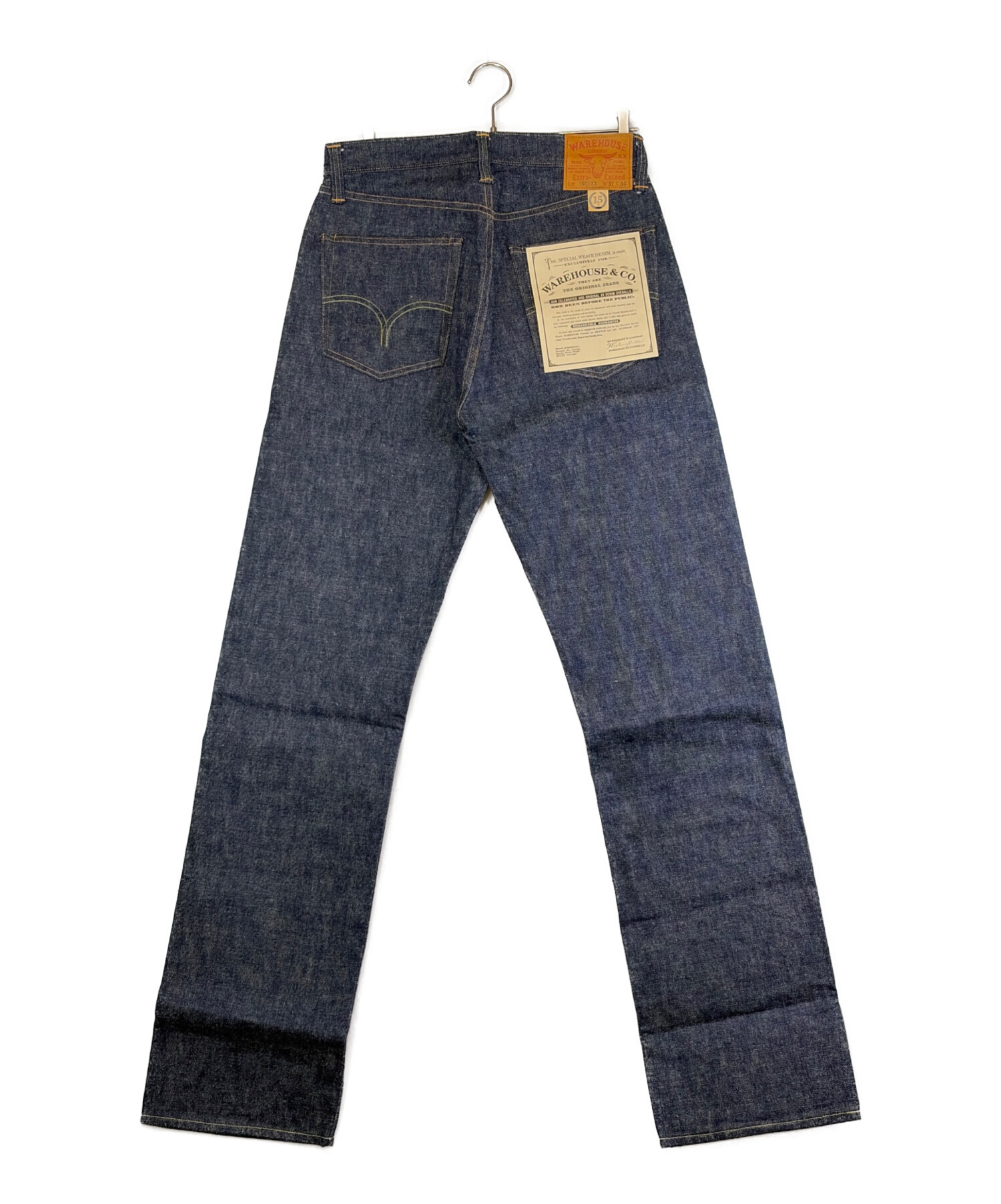 中古・古着通販】WAREHOUSE (ウエアハウス) デニムパンツ ネイビー 
