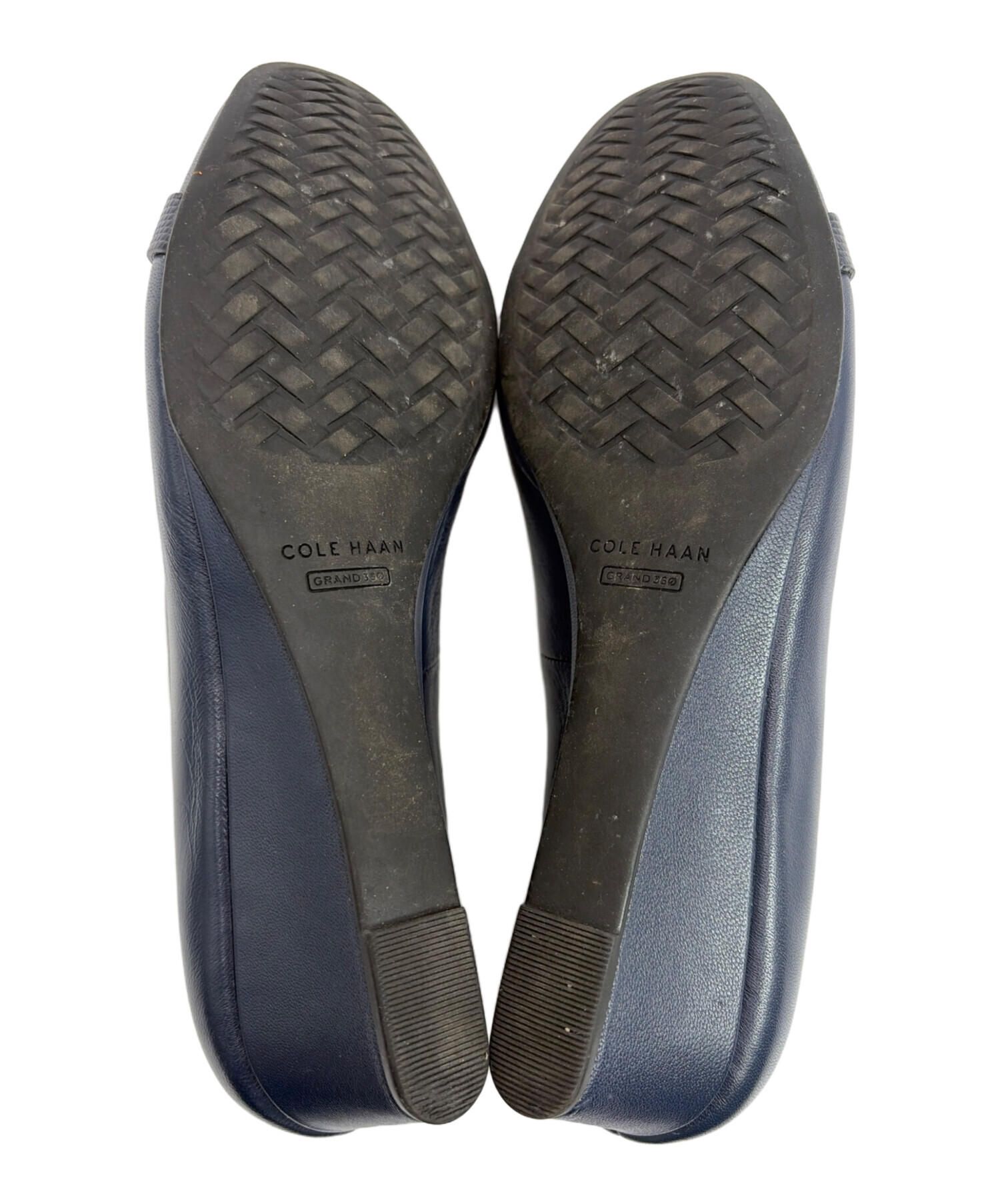 COLE HAAN ネイビー型押しパンプス　定価40,000円 中古・古着通販】COLE HAAN (コールハーン) パンプス ネイビー サイズ