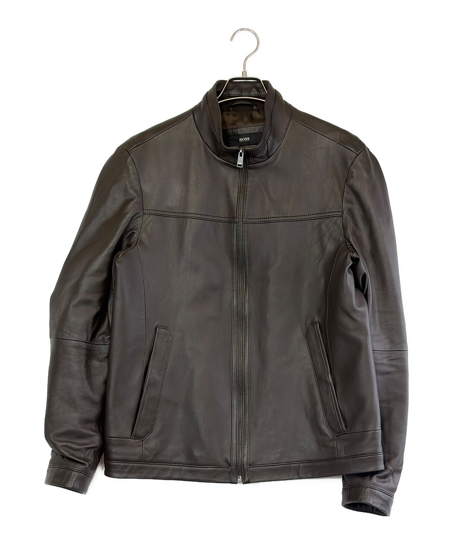 中古・古着通販】HUGO BOSS (ヒューゴ ボス) ラムレザージャケット