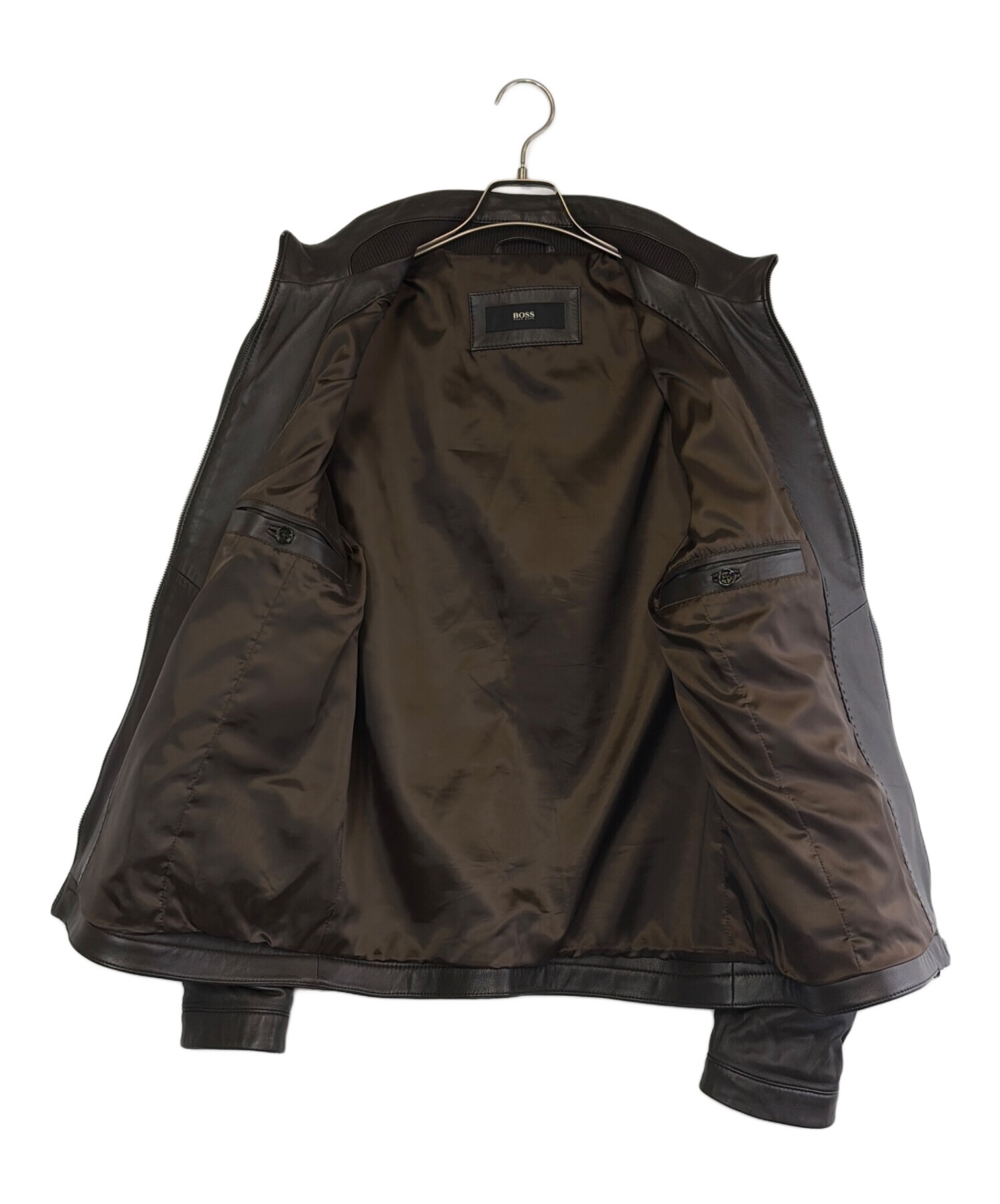 中古・古着通販】HUGO BOSS (ヒューゴ ボス) ラムレザージャケット