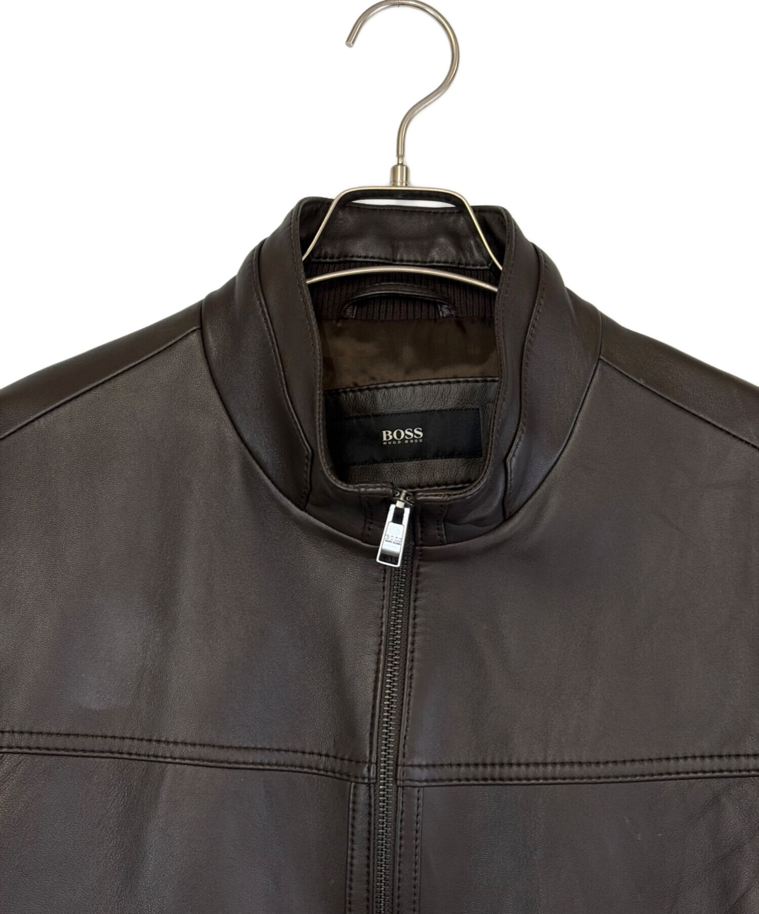 中古・古着通販】HUGO BOSS (ヒューゴ ボス) ラムレザージャケット