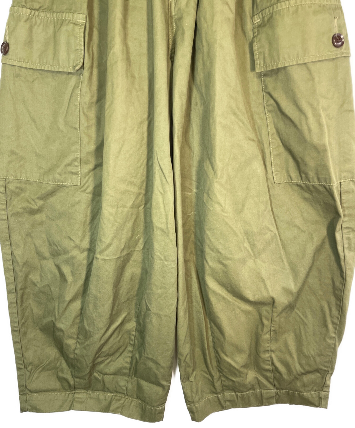 HARVESTY オリーブ　カーキ　カーゴパンツ　size 2 中古・古着通販】HARVESTY (ハーベスティー) カーゴパンツ オリーブ
