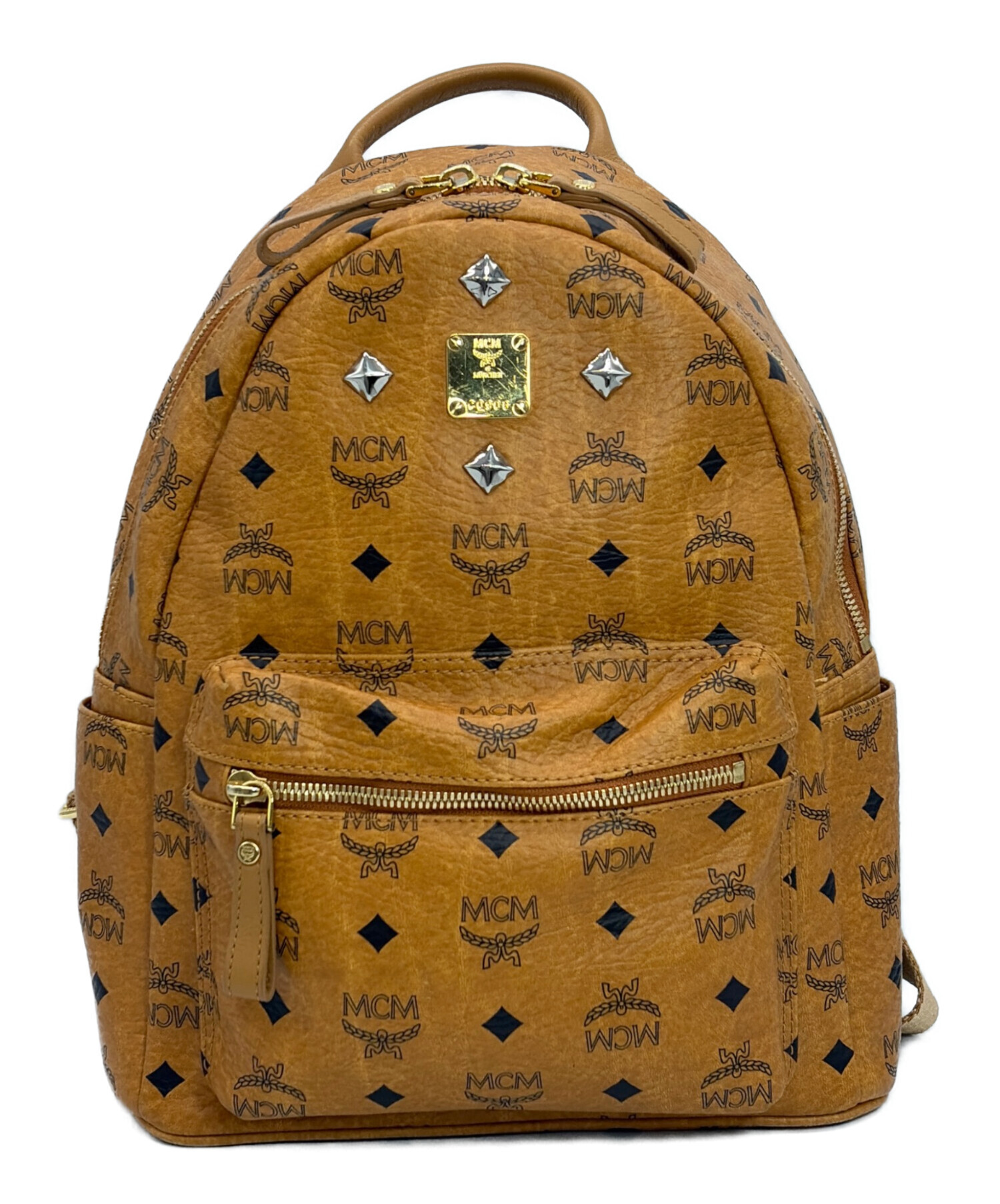 中古・古着通販】MCM (エムシーエム) リュック ブラウン｜ブランド