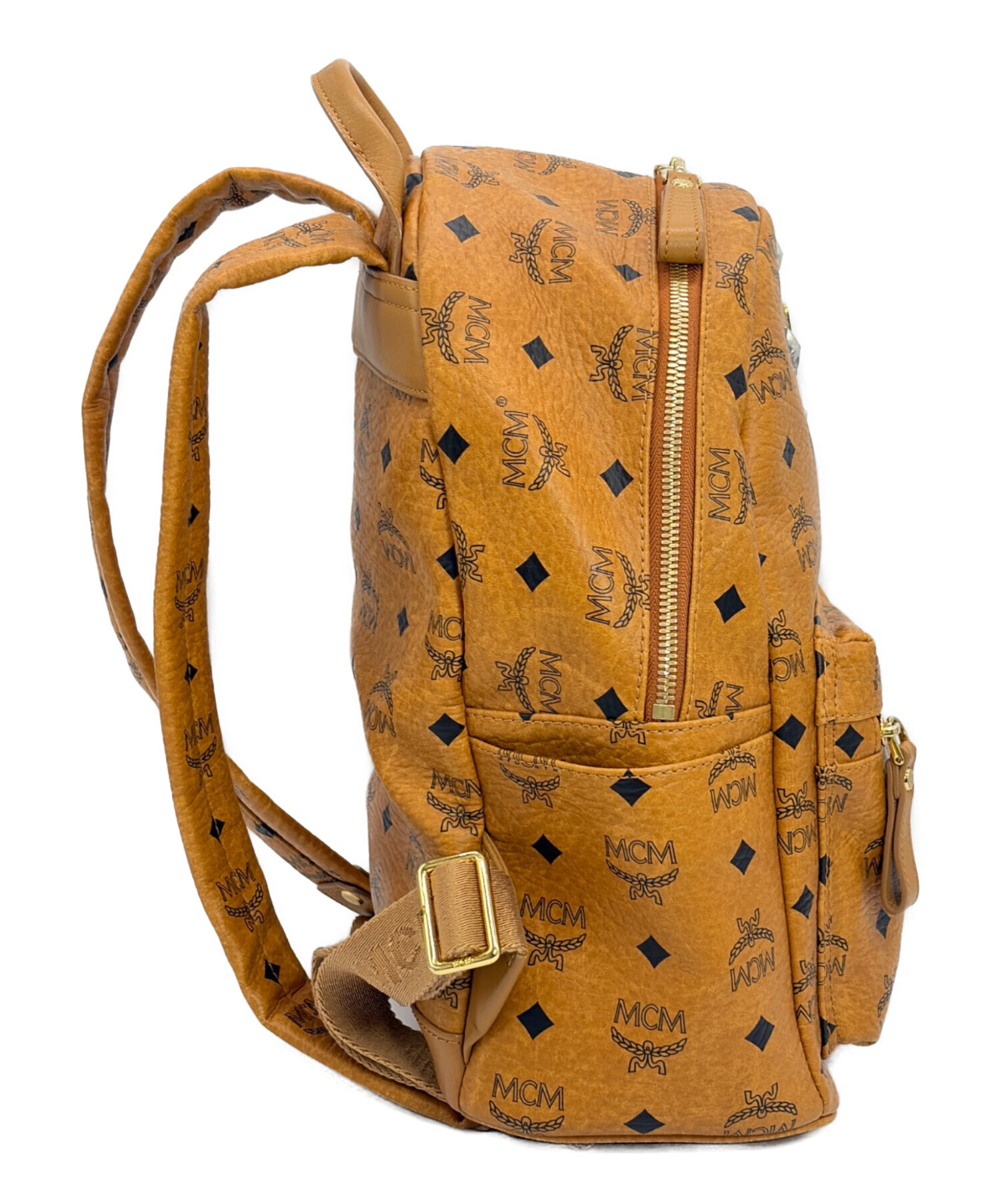 MCM リュック　ブラウン 中古・古着通販】MCM (エムシーエム) リュック ブラウン｜ブランド