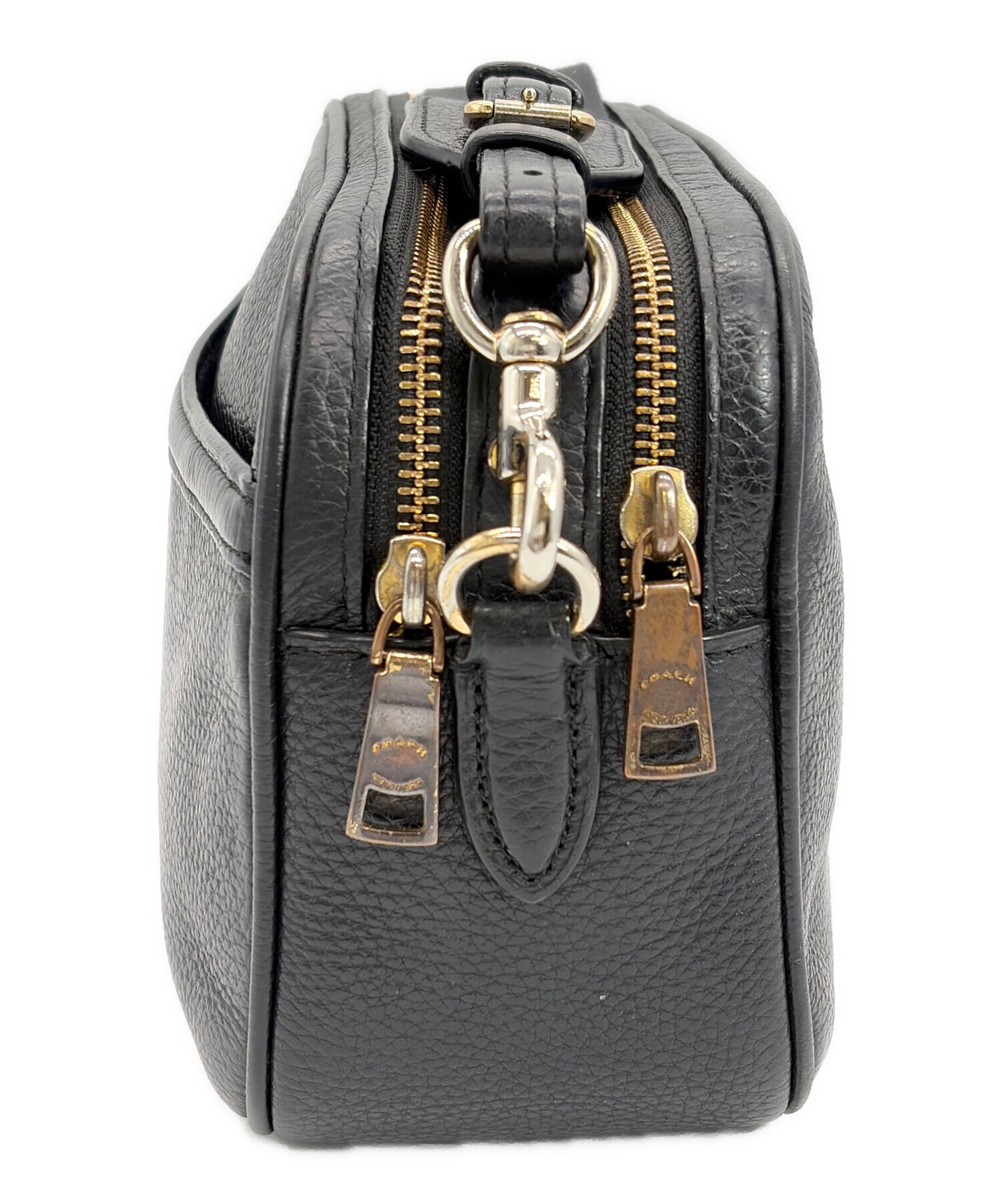 未使用級✨COACHコーチ ショルダーバッグ本革F34265 黒　タグ付 中古・古着通販】COACH (コーチ) ショルダーバッグ ブラック｜ブランド
