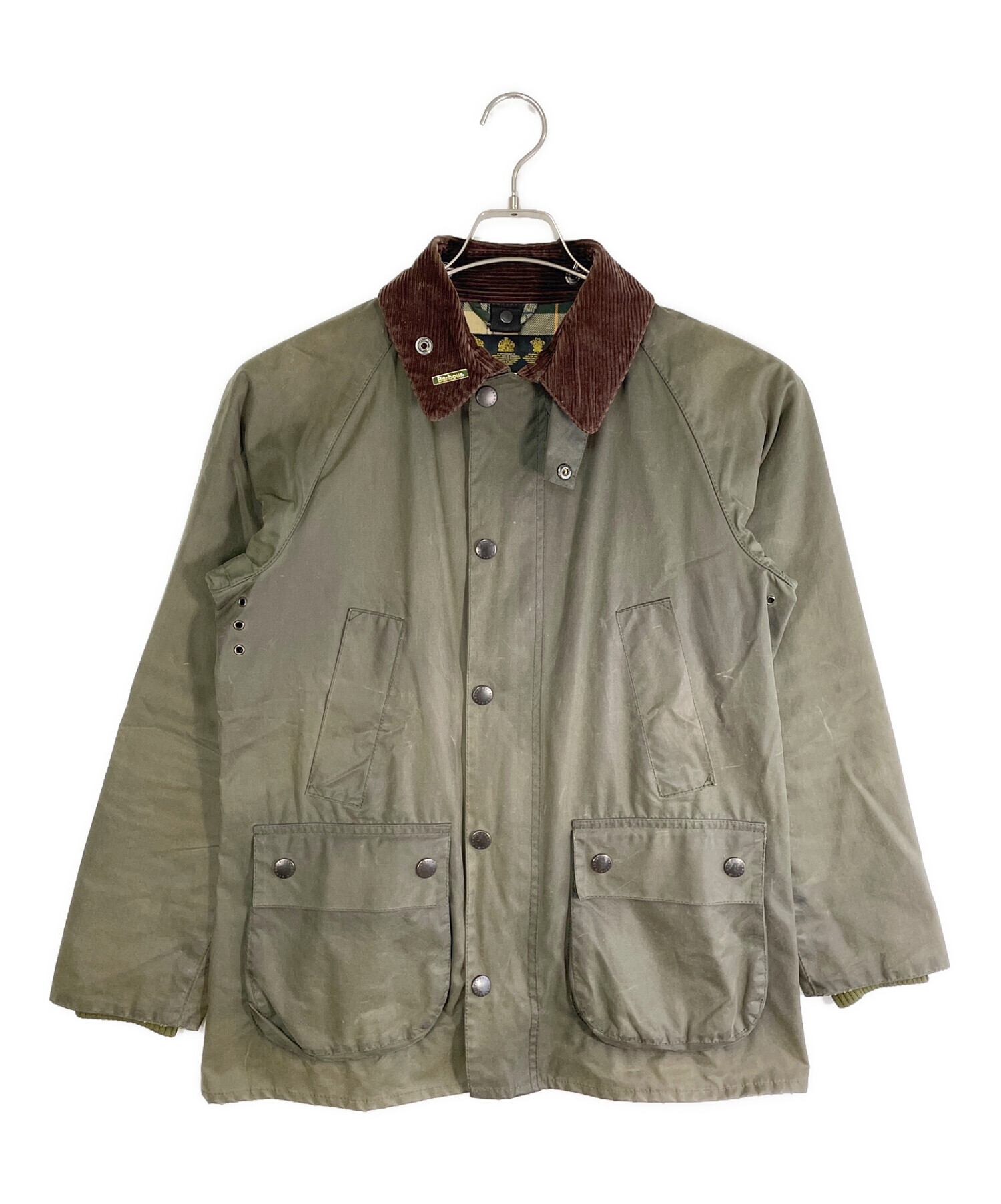 Barbour ジャケット 36サイズ オリーブグリーン 中古・古着通販】Barbour (バブアー) オイルドジャケット オリーブ