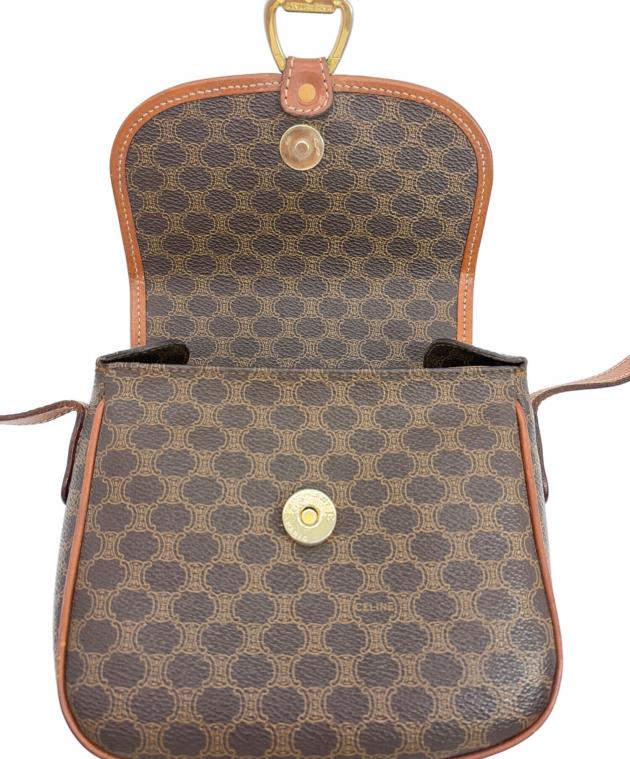 中古・古着通販】CELINE (セリーヌ) マカダム柄ショルダーバッグ