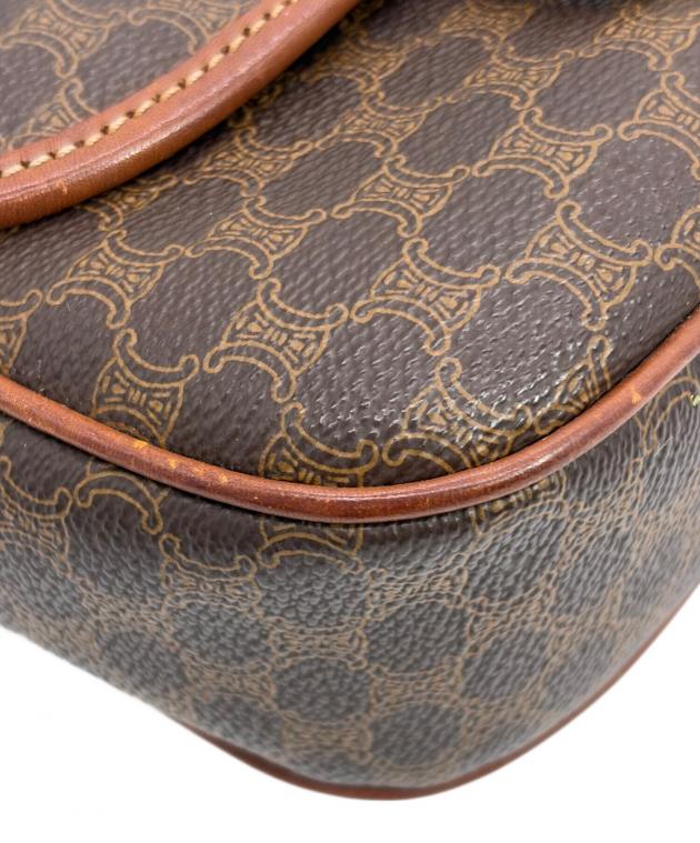 中古・古着通販】CELINE (セリーヌ) マカダム柄ショルダーバッグ