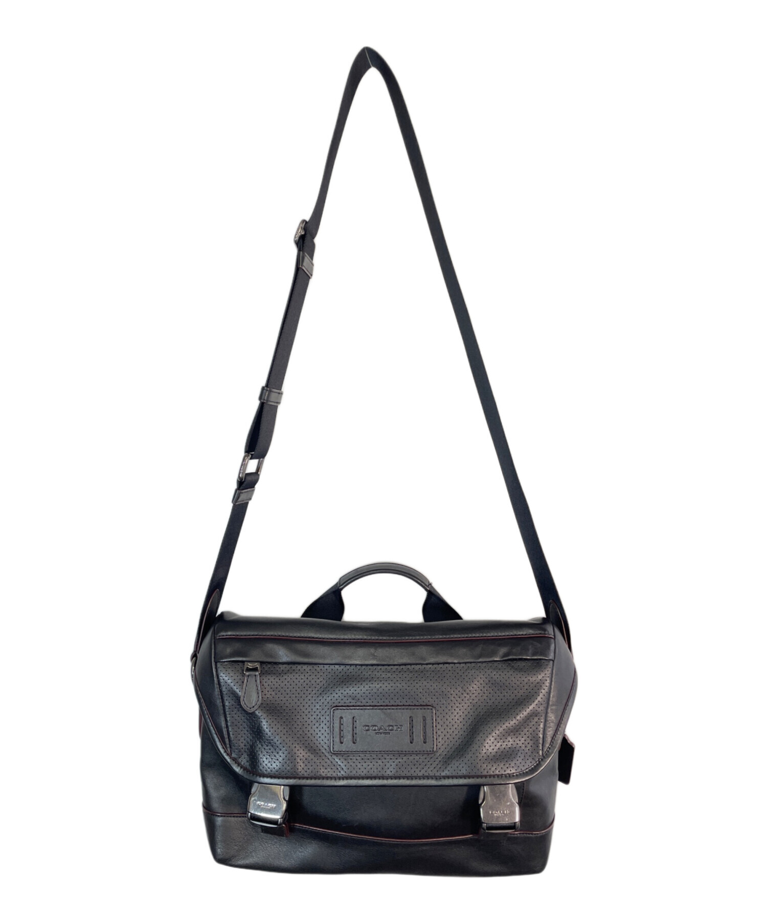 中古・古着通販】COACH (コーチ) ショルダーバッグ ブラック｜ブランド