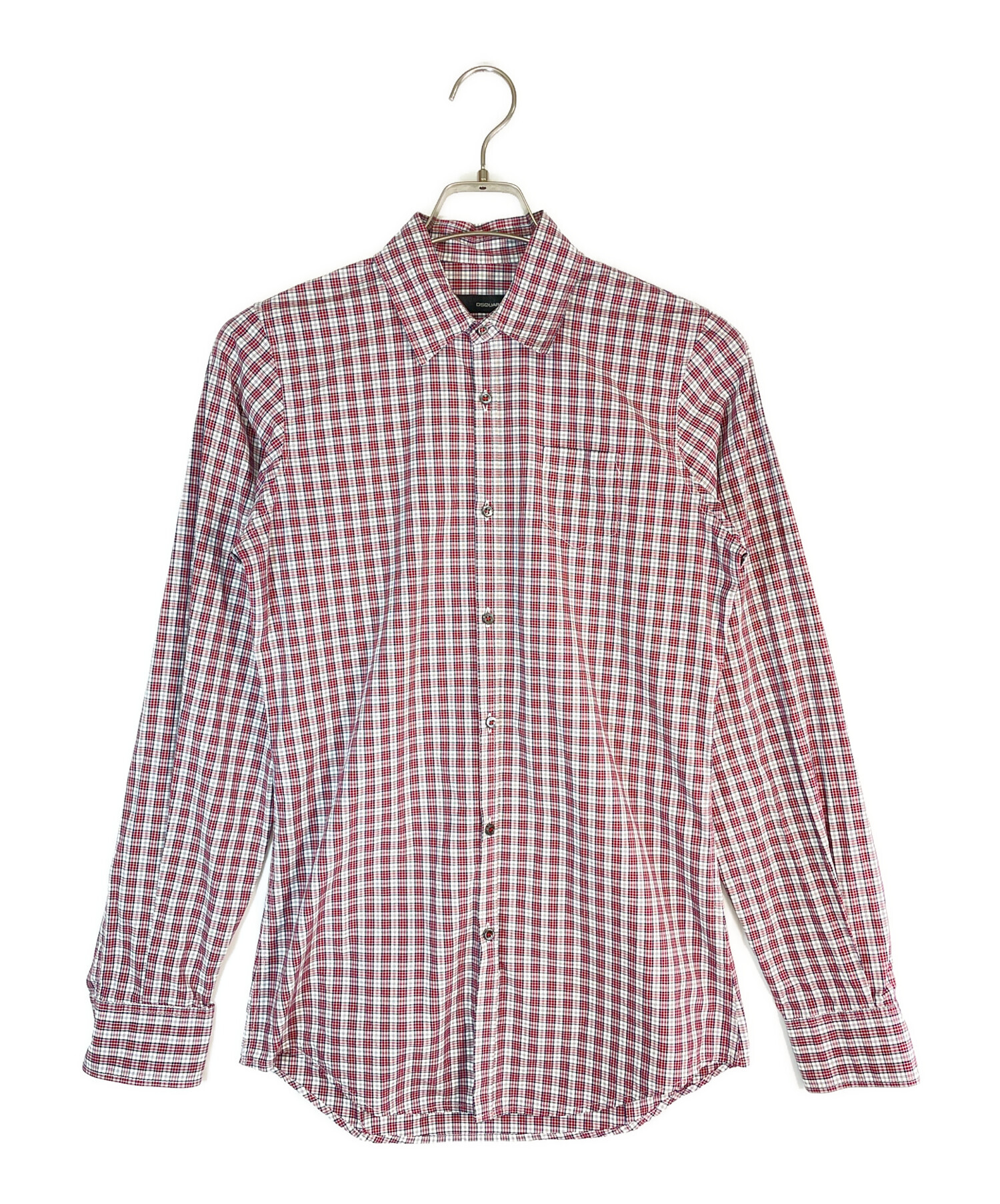 中古・古着通販】DSQUARED2 (ディースクエアード) 長袖シャツ レッド