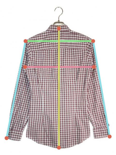 中古・古着通販】DSQUARED2 (ディースクエアード) 長袖シャツ レッド