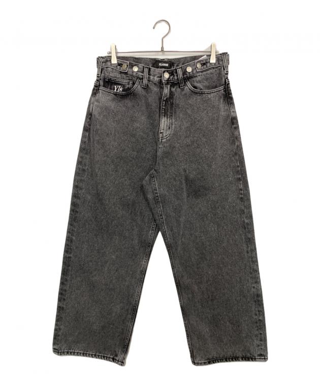 中古・古着通販】X-LARGE (エクストララージ) デニムパンツ ブラック