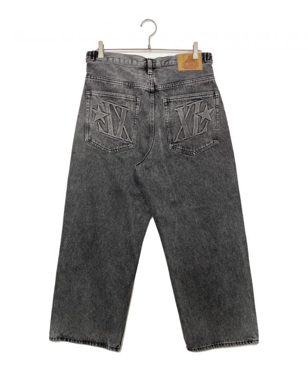 中古・古着通販】X-LARGE (エクストララージ) デニムパンツ ブラック