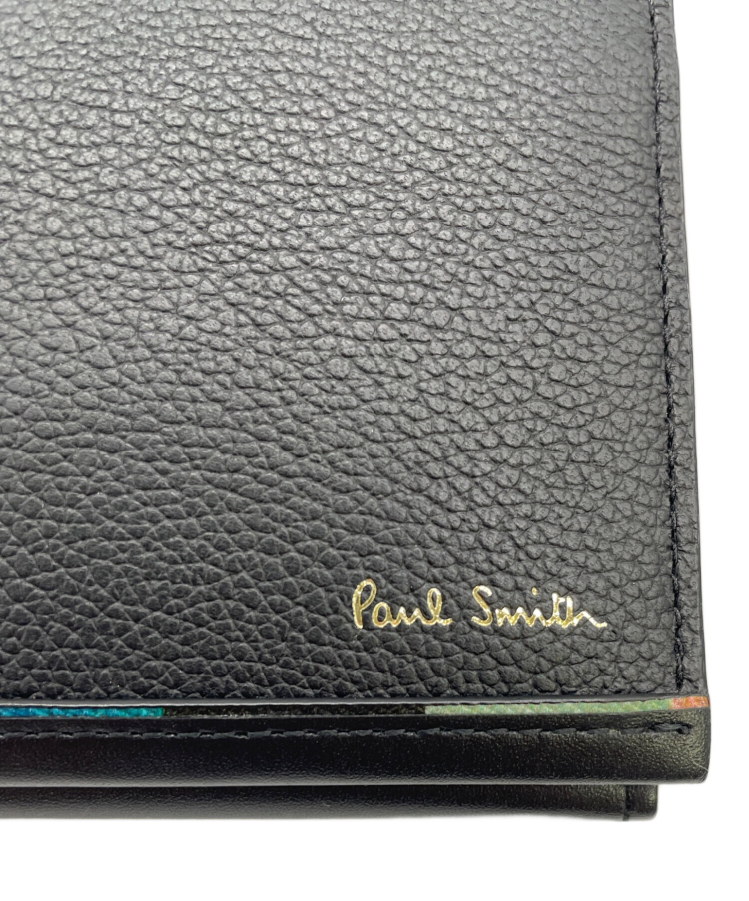 Paul Smith ポールスミス/シャドーストライプレザー長財布/Aランク/09【中古】 中古・古着通販】Paul Smith (ポールスミス) 長財布 ブラック
