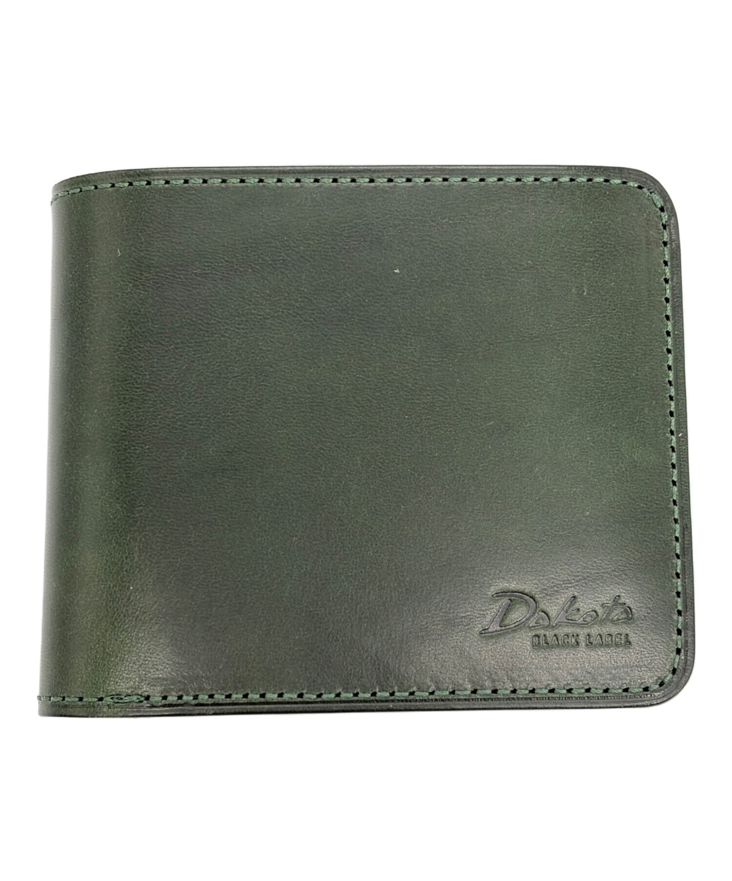 Dakota　二つ折り　財布　グリーン 中古・古着通販】DAKOTA (ダコタ) 2つ折り財布/BLACK LABEL/ブラック