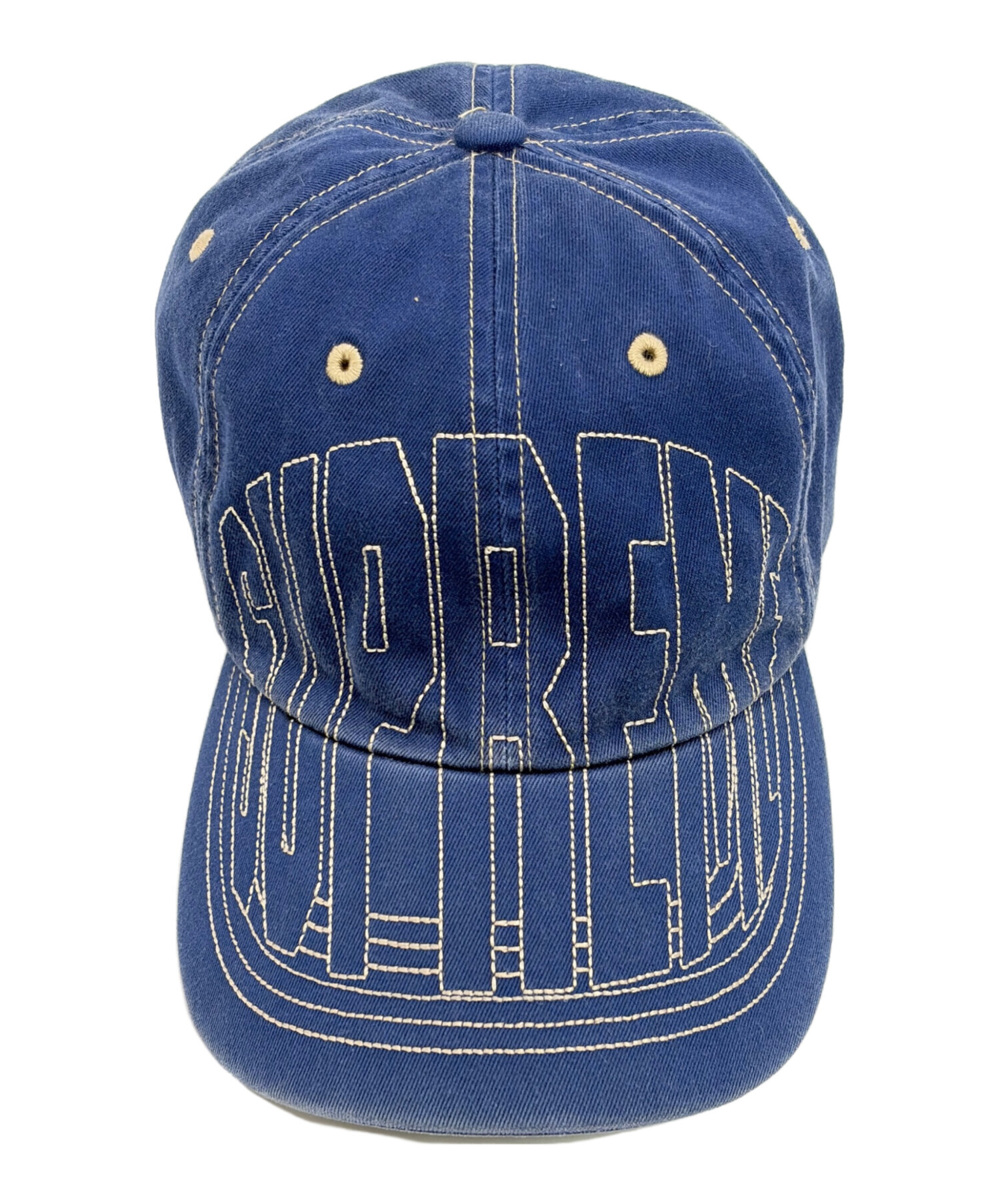 中古・古着通販】SUPREME (シュプリーム) バイザー ステッチ キャップ