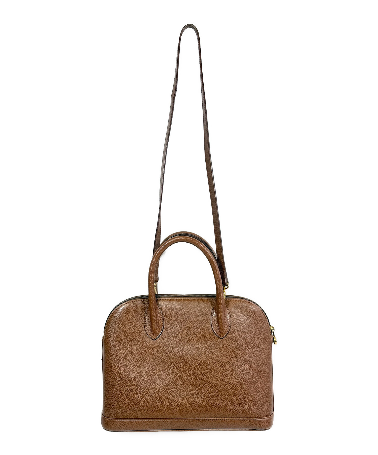BURBERRY 2way コーディロイ ブラウン 茶色 牛革 ホースロゴ 中古・古着通販】Burberry's (バーバリーズ) 2WAYバッグ ブラウン