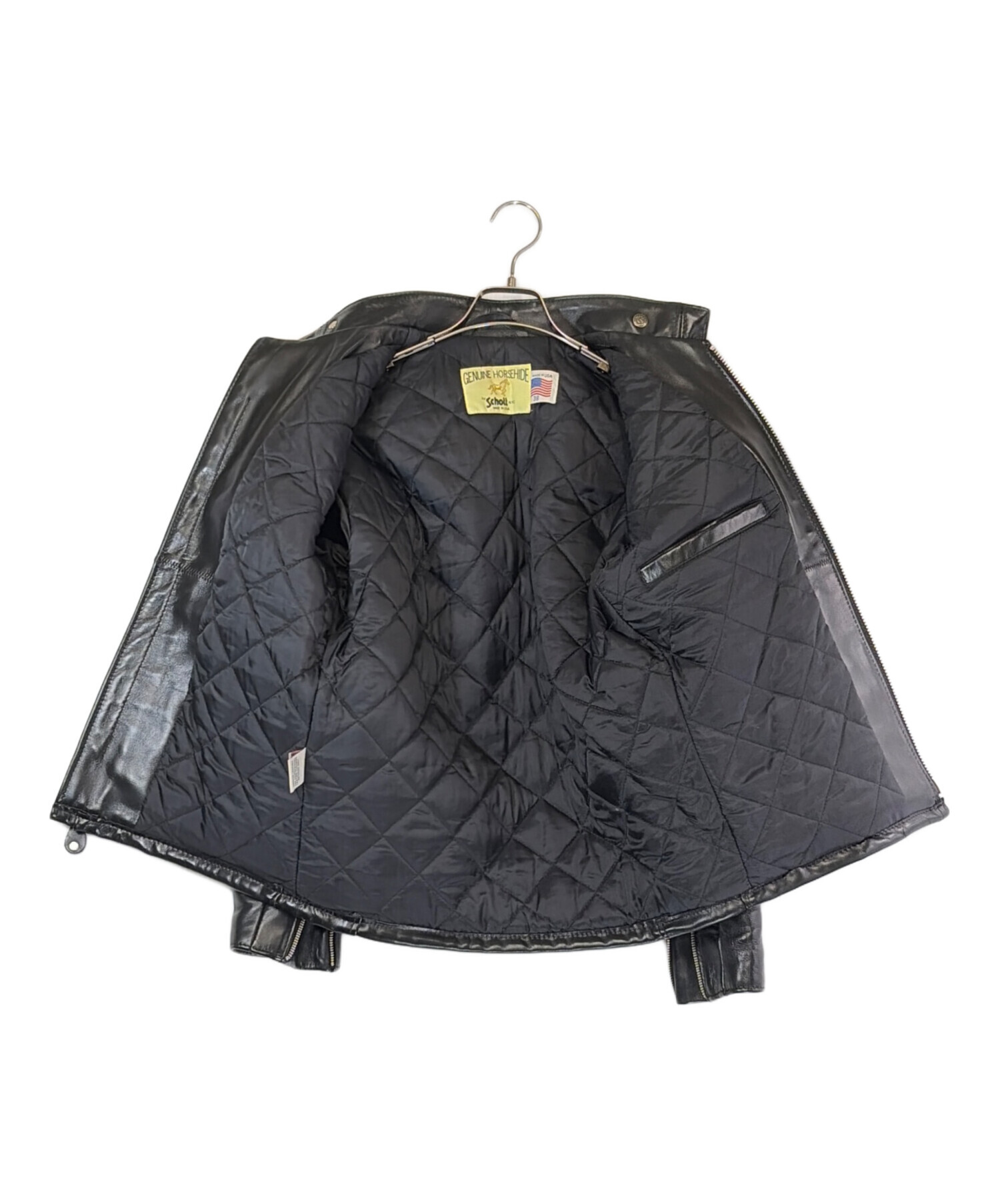 中古・古着通販】Schott (ショット) シングルライダースジャケット