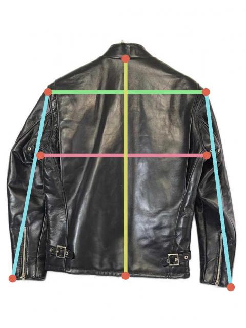 中古・古着通販】Schott (ショット) シングルライダースジャケット
