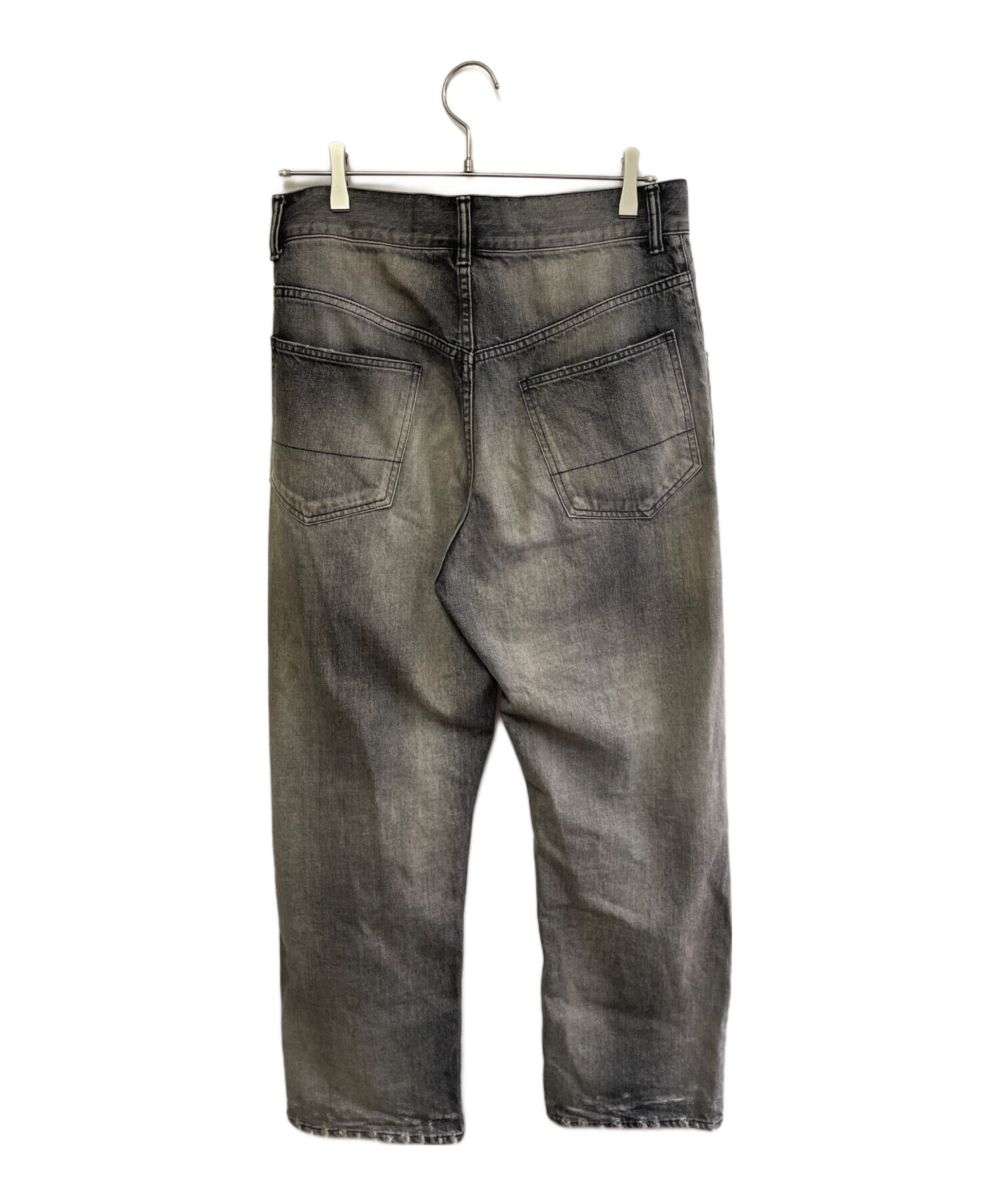 中古・古着通販】ANCELLM (アンセルム) DAMAGE DENIM STRAIGHT 5P PANT