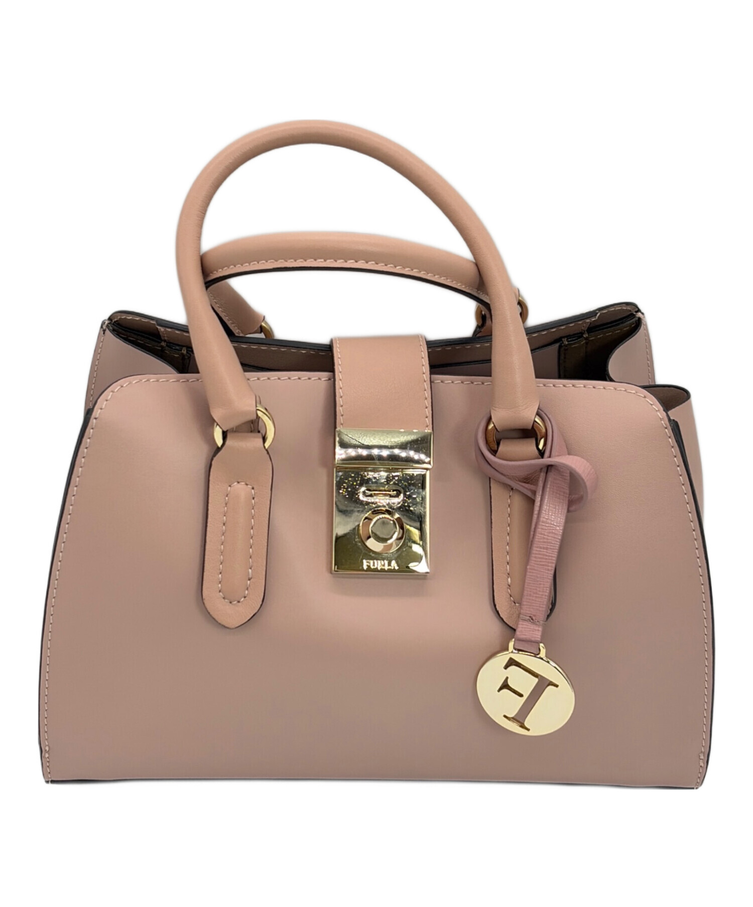 中古・古着通販】FURLA (フルラ) ハンドバッグ ピンク｜ブランド・古着